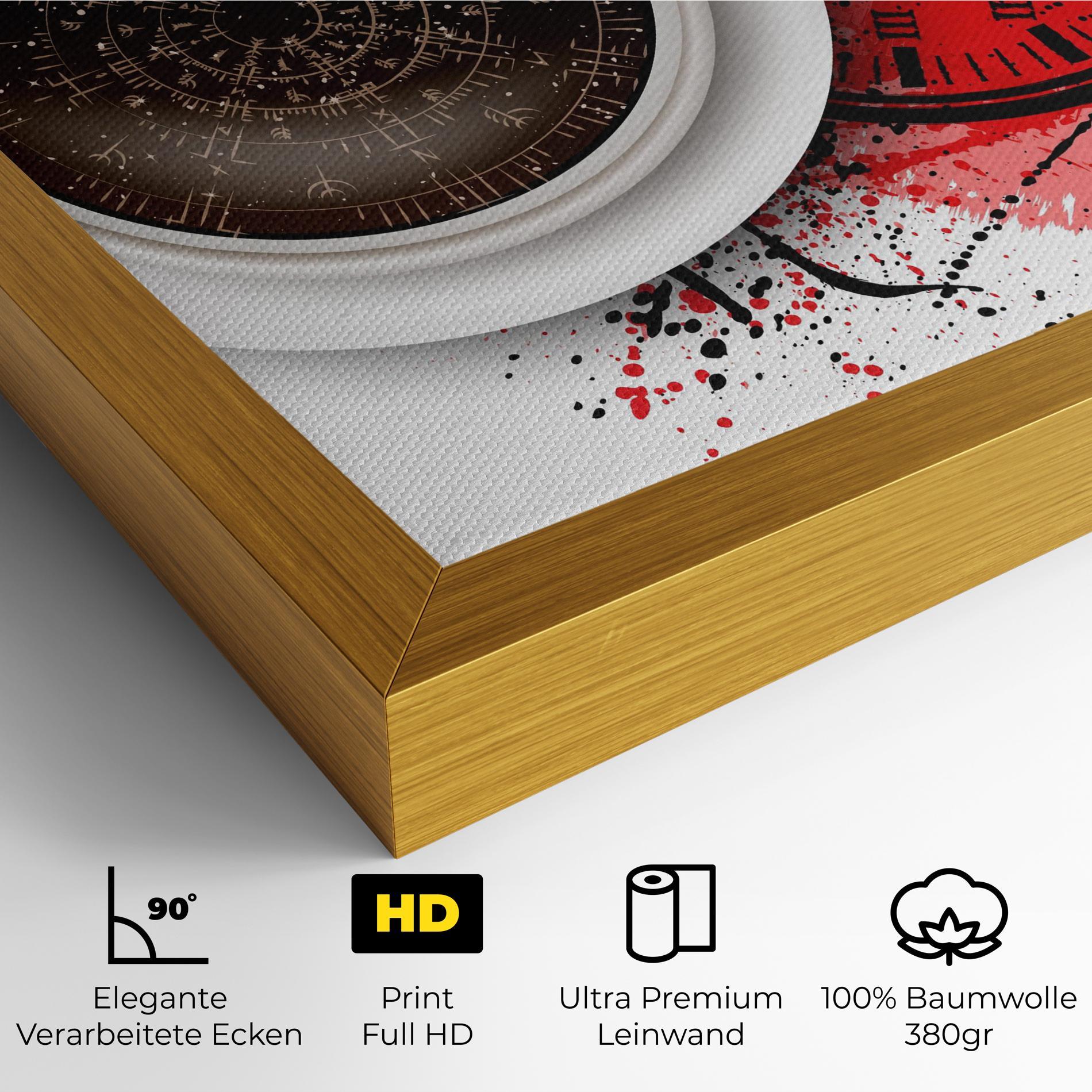 Leinwandbild Coffee Reading mockup 4