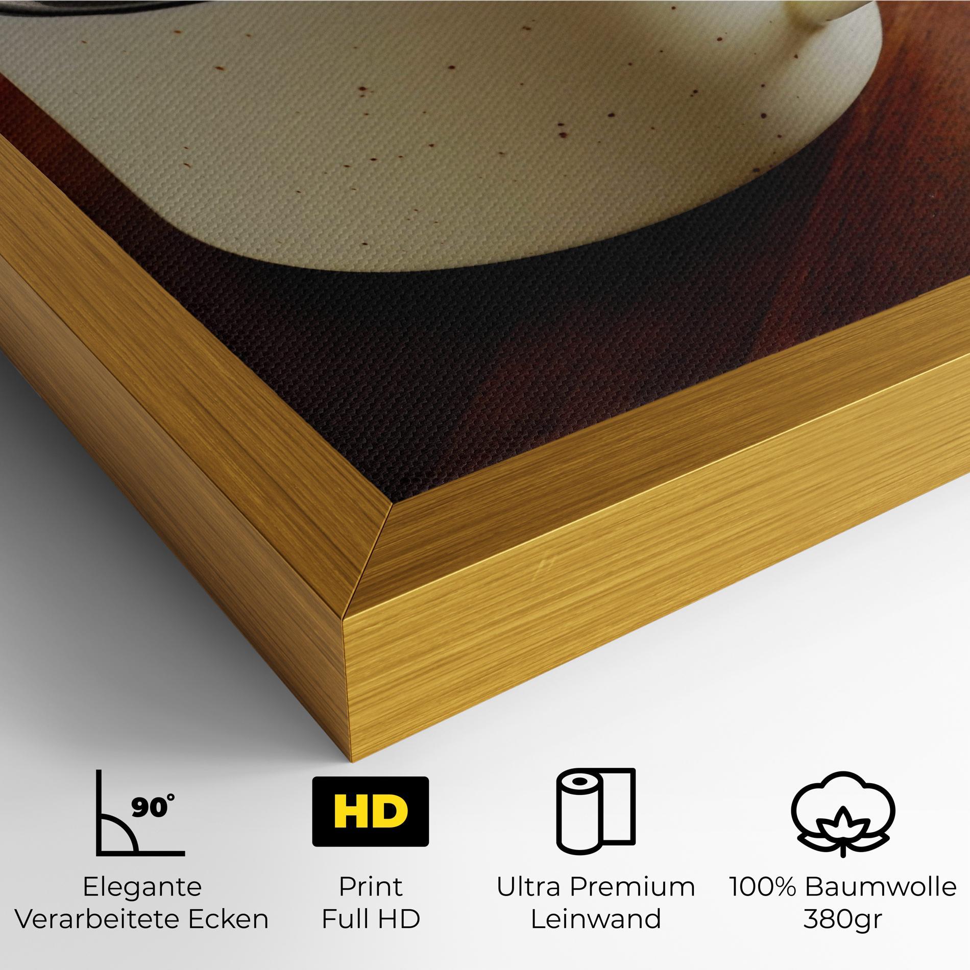 Leinwandbild Coffee Served mockup 4