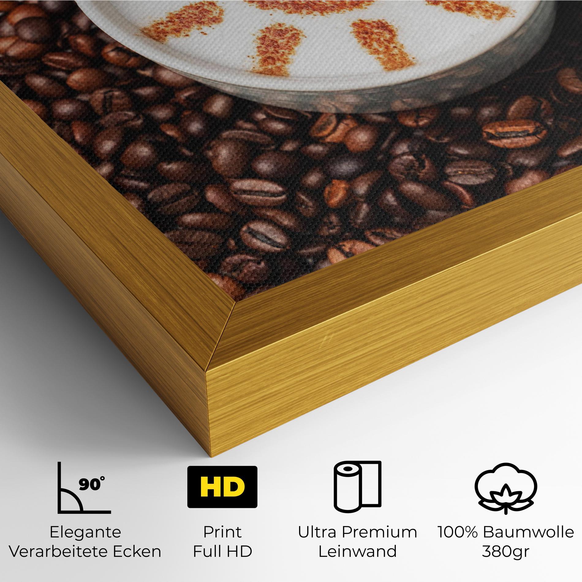 Leinwandbild Sun Pattern Coffee mockup 4