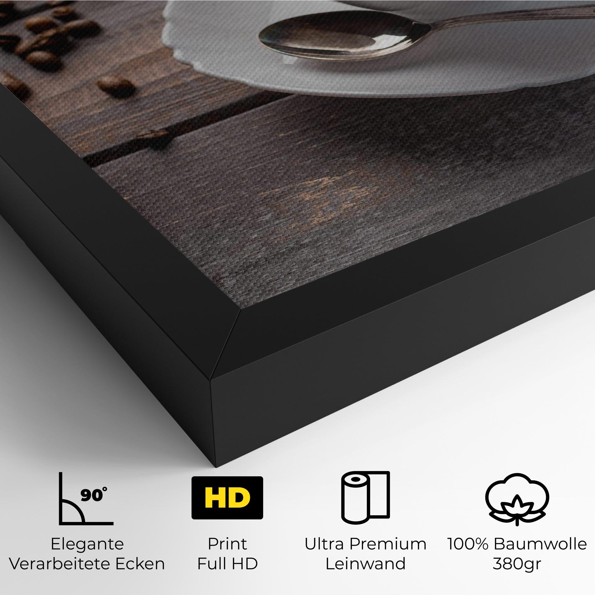 Leinwandbild Aroma Coffee mockup 4