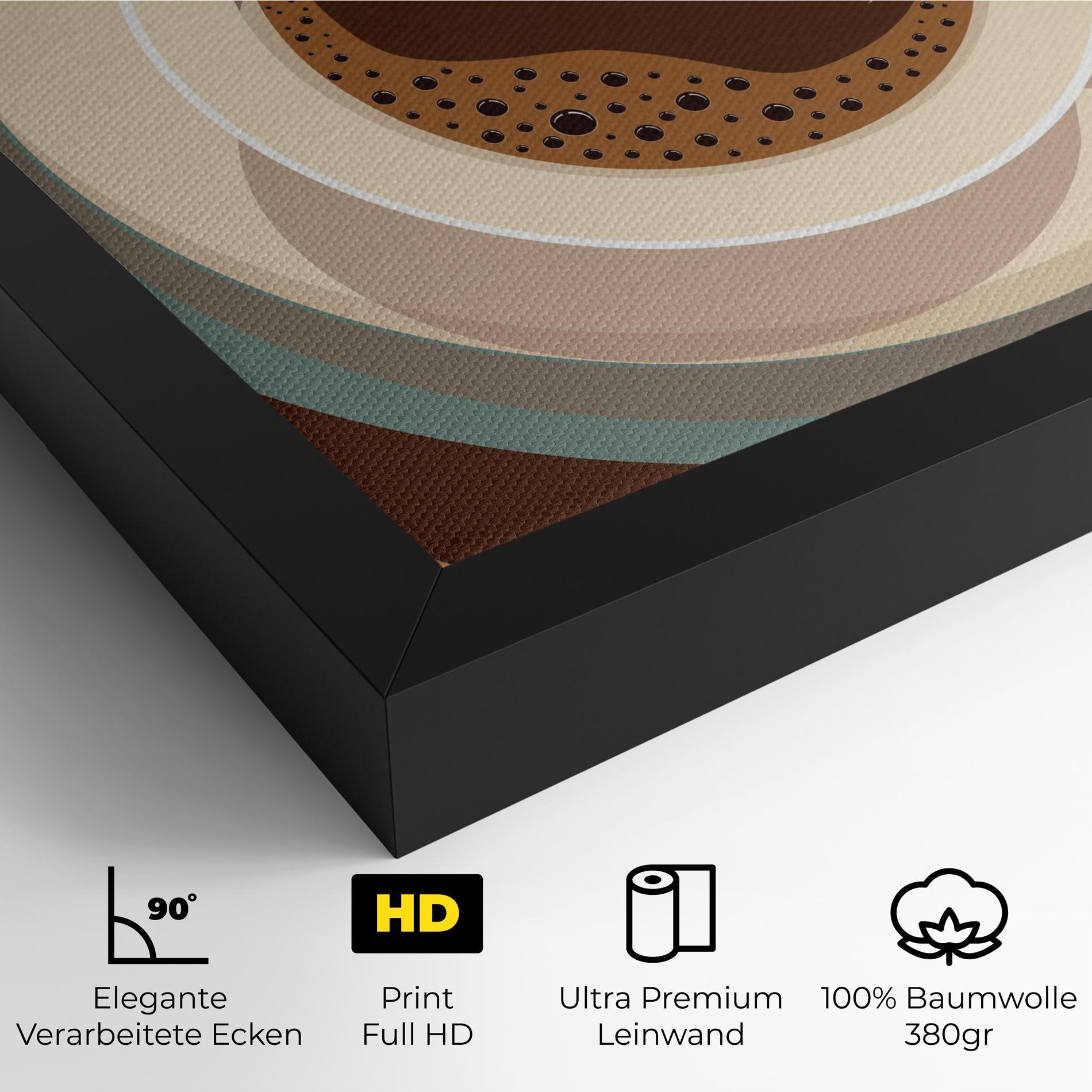 Leinwandbild Coffee Cup mockup 4