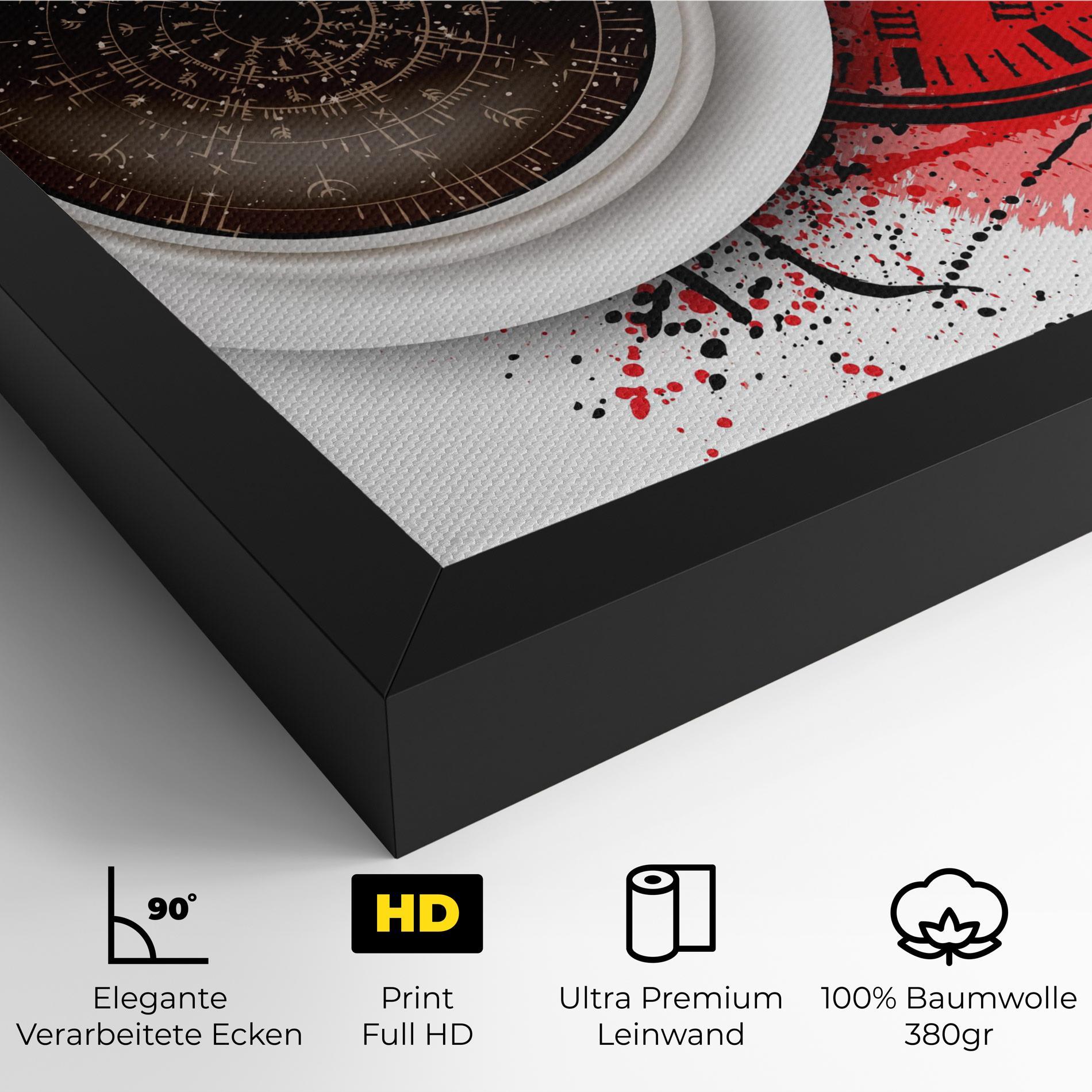 Leinwandbild Coffee Reading mockup 4