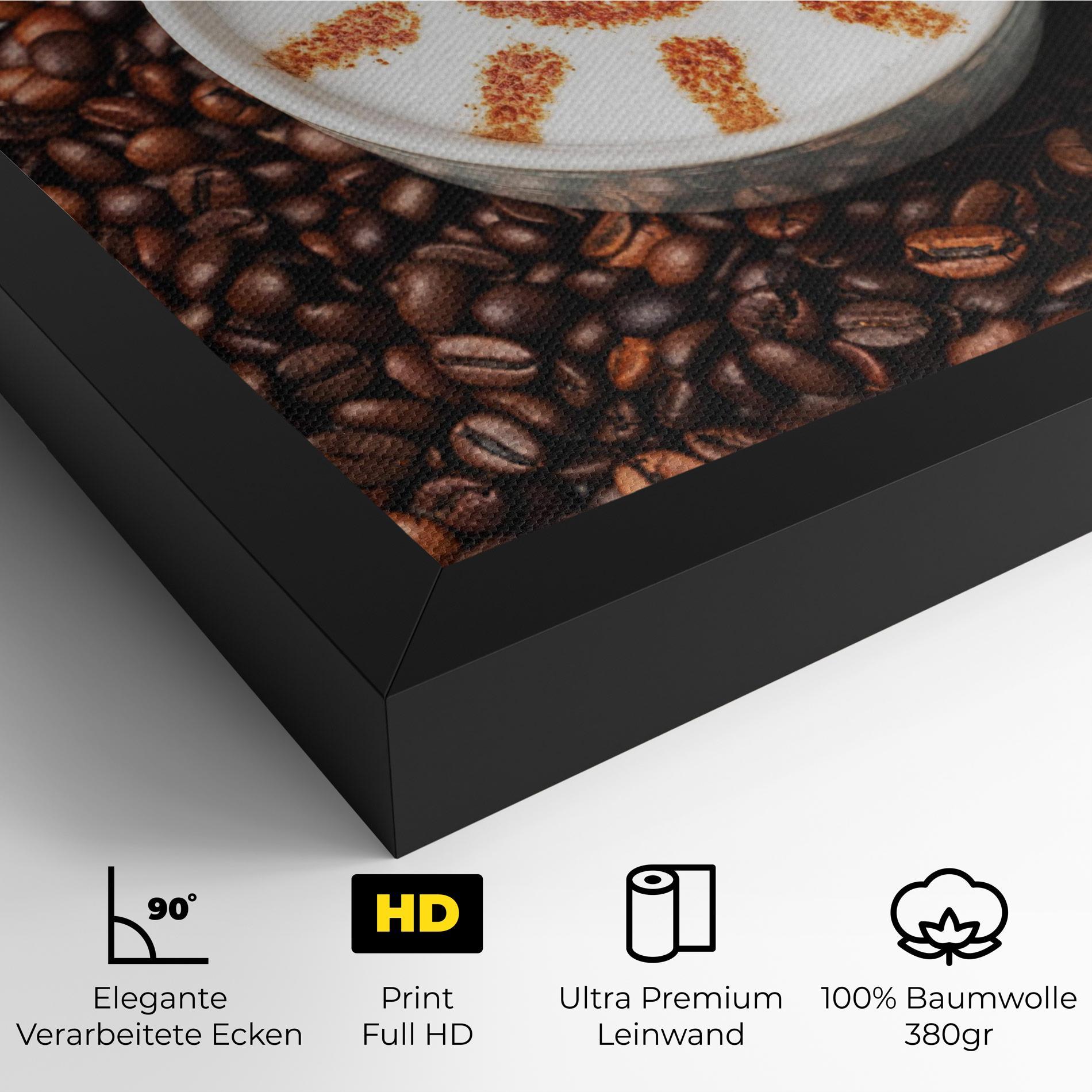 Leinwandbild Sun Pattern Coffee mockup 4