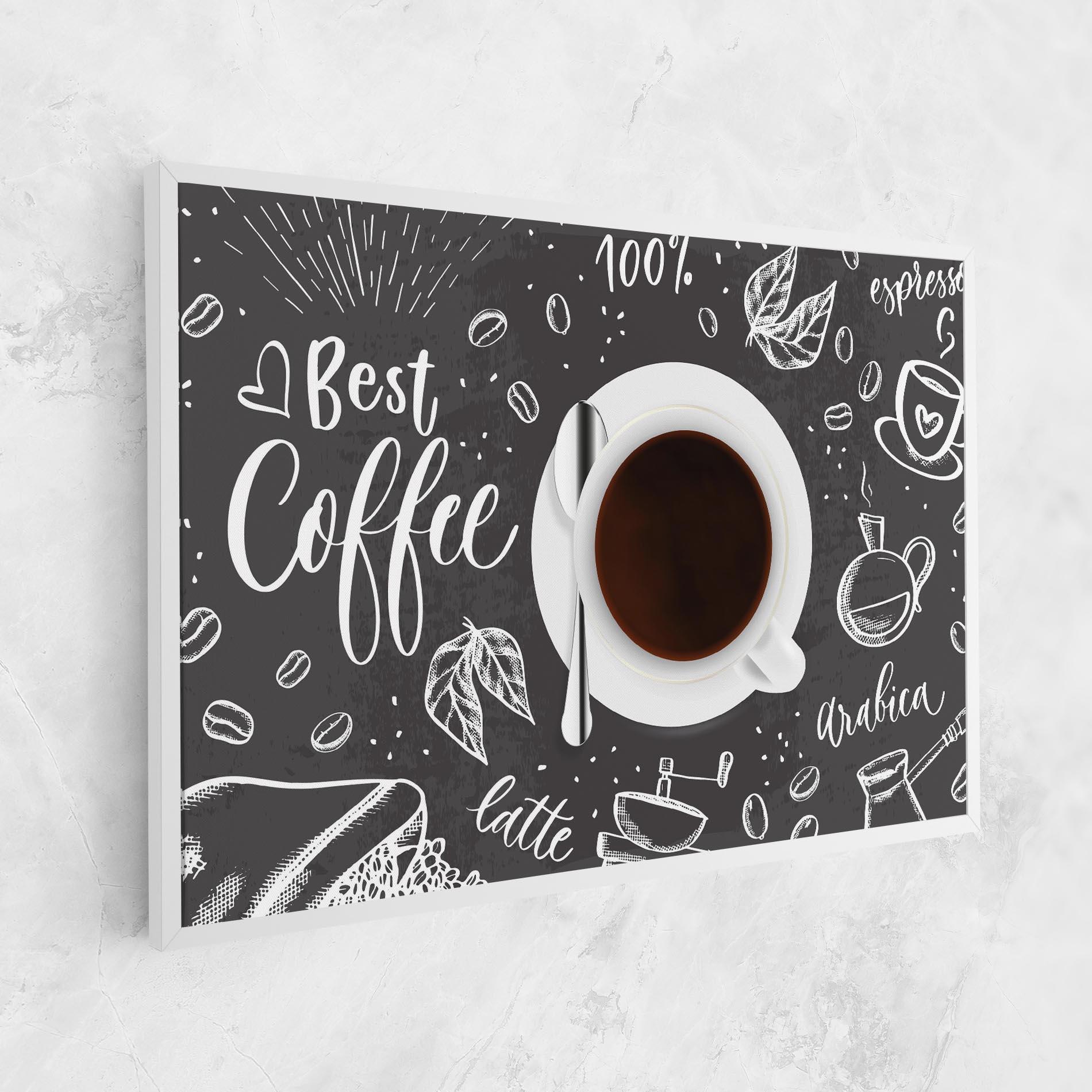 Leinwandbild Best Coffee mockup 1
