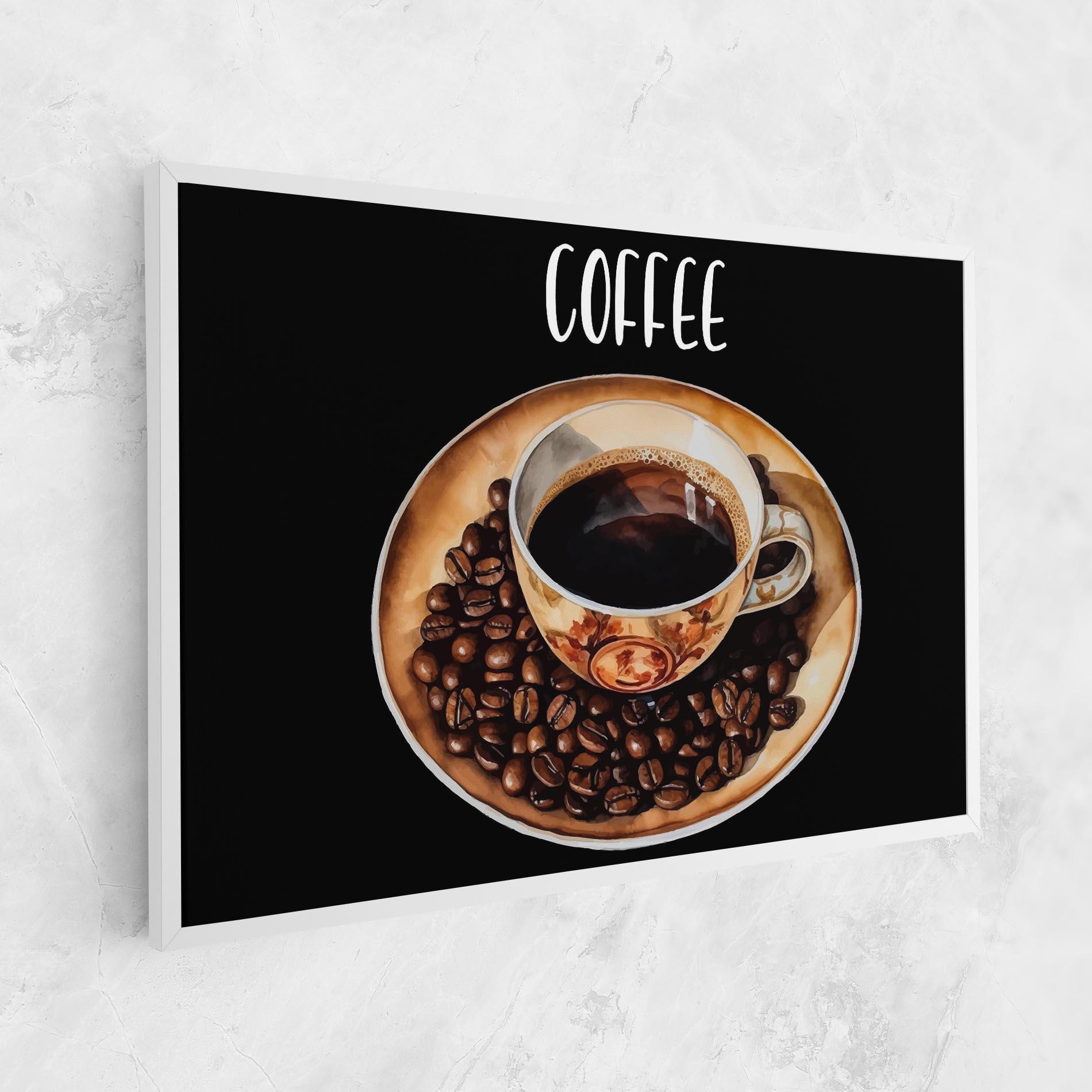 Leinwandbild Coffe Art mockup 1