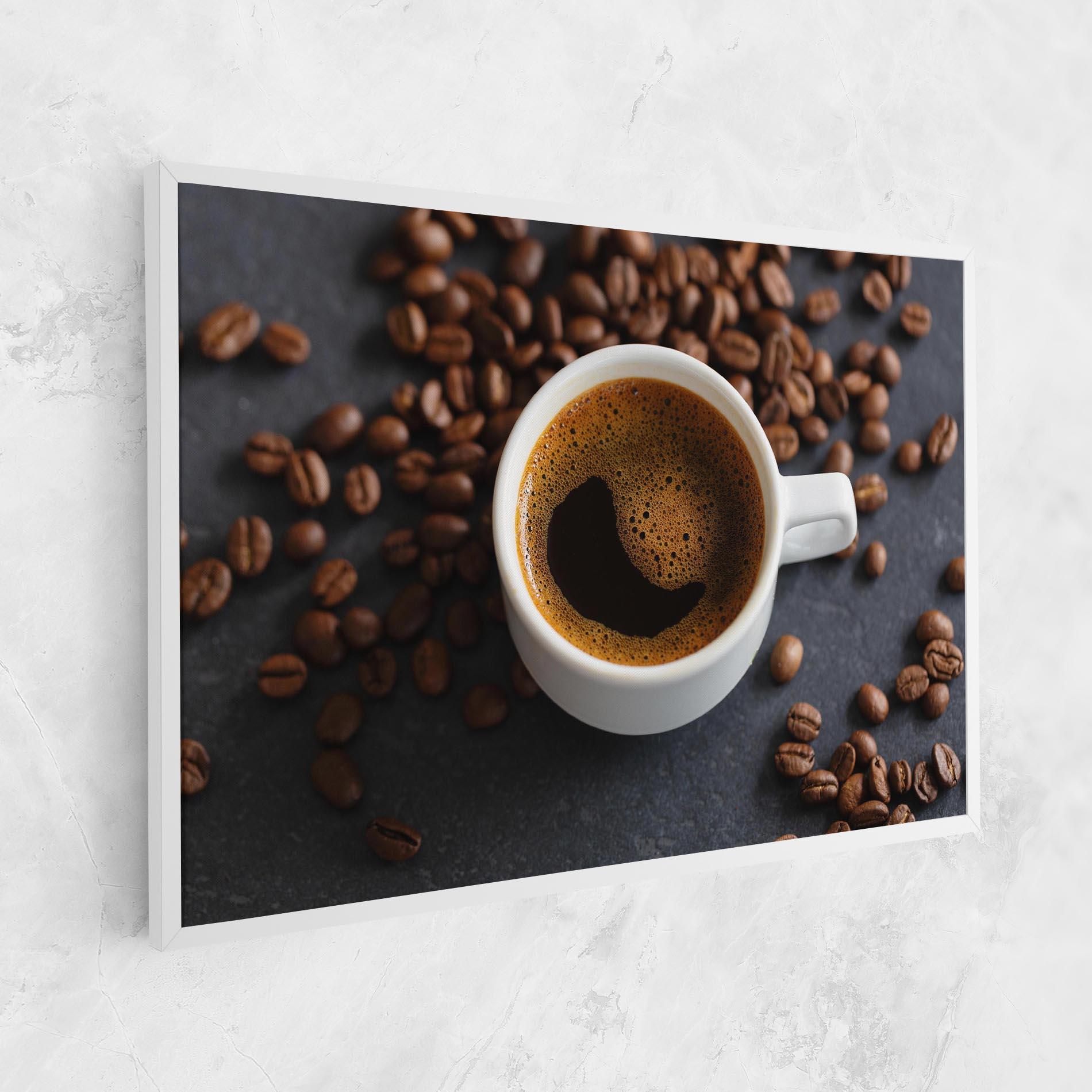 Leinwandbild Espresso Close Up mockup 1