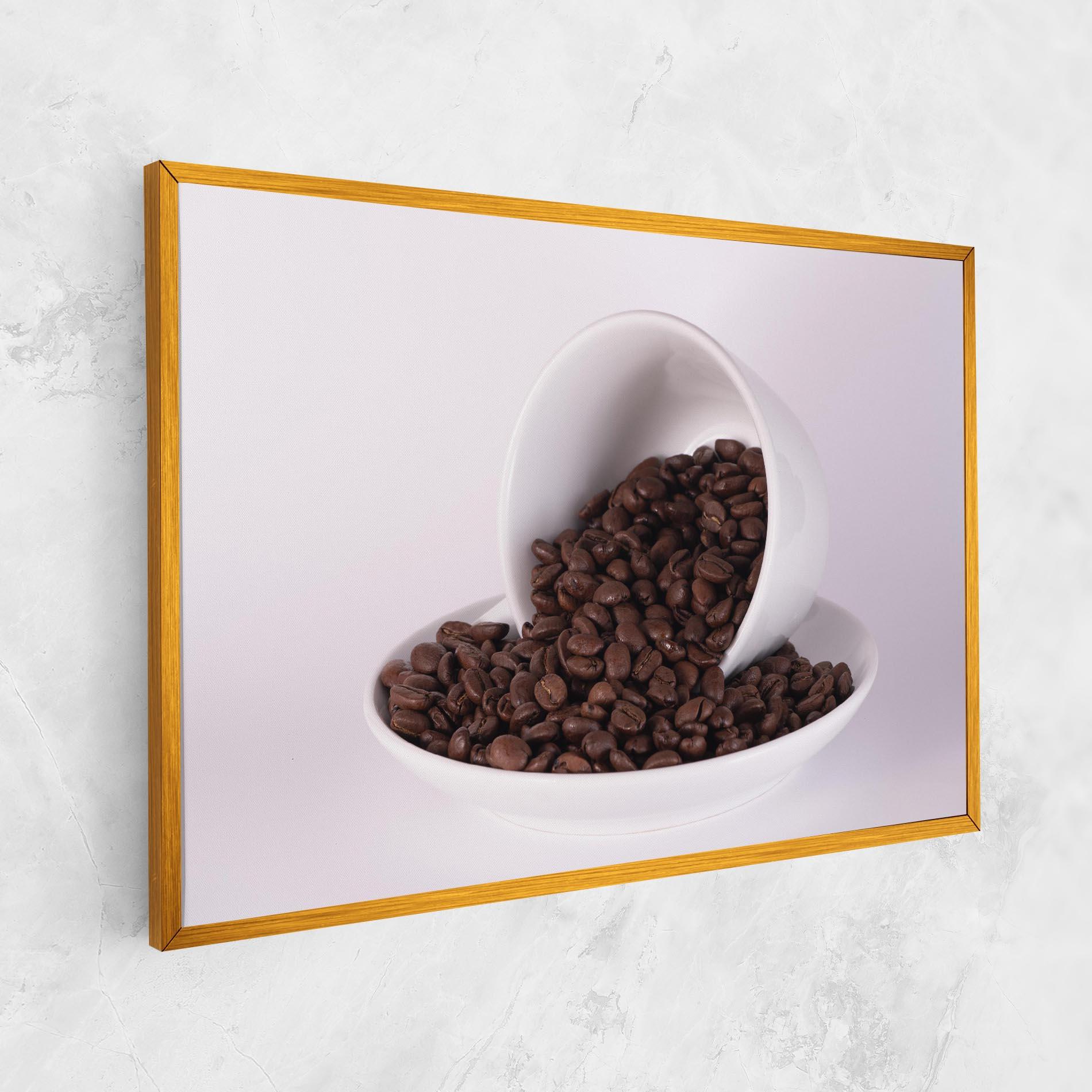 Leinwandbild Bowl Of Coffee mockup 1