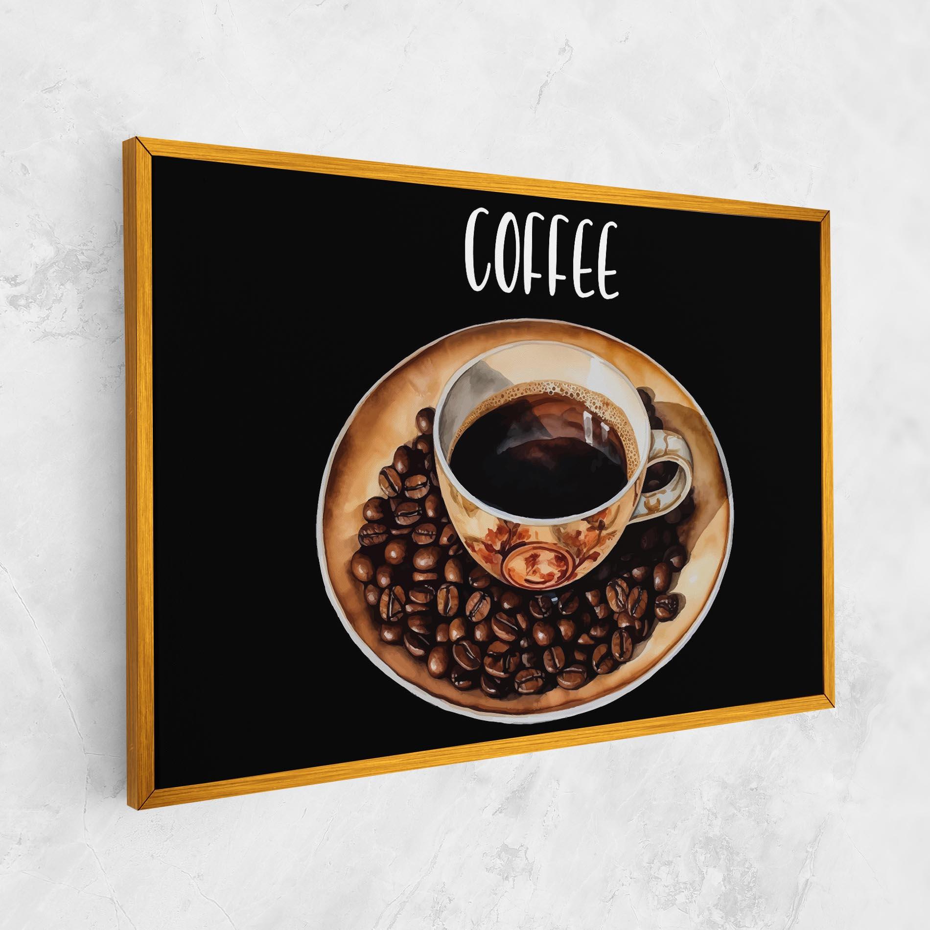 Leinwandbild Coffe Art mockup 1