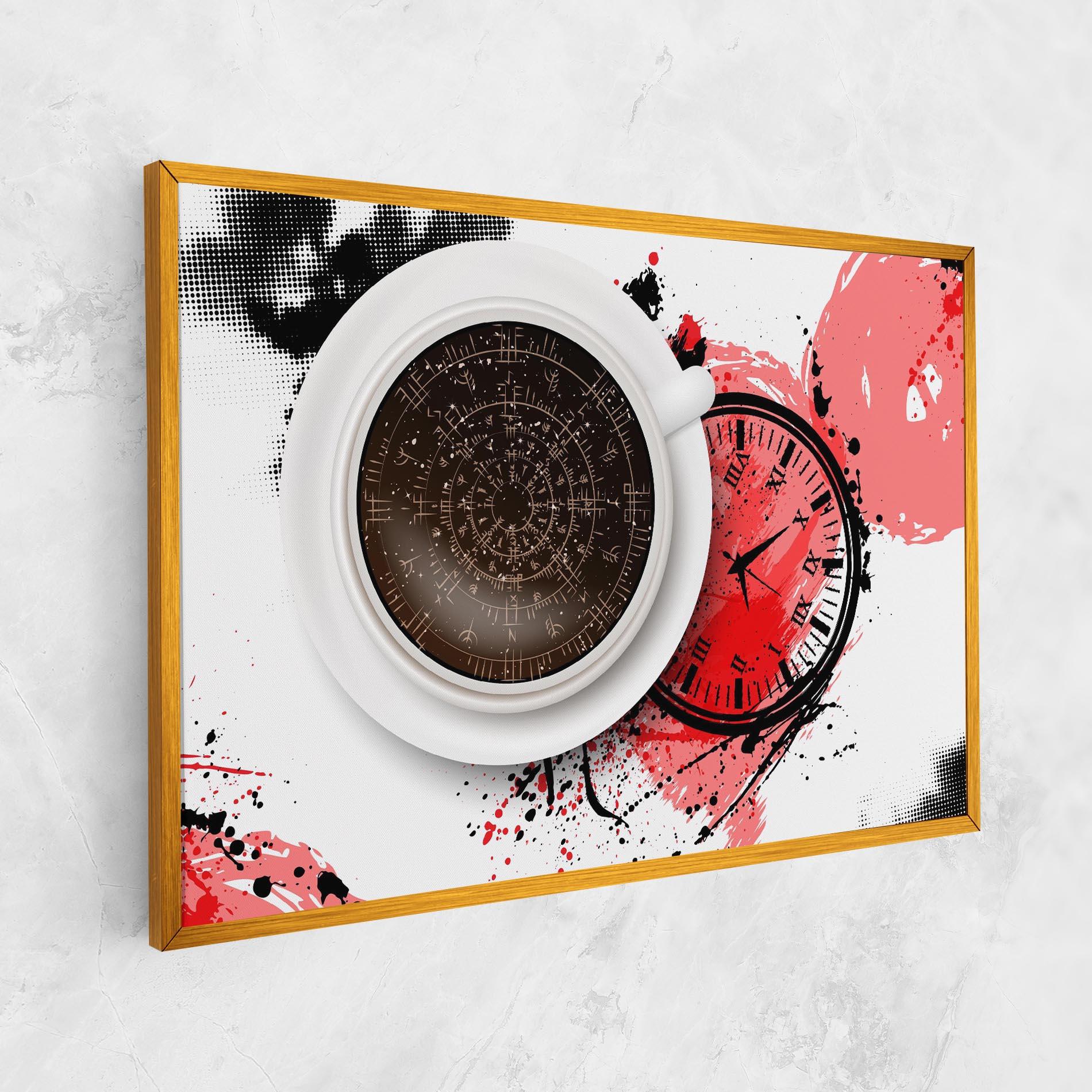 Leinwandbild Coffee Reading mockup 1