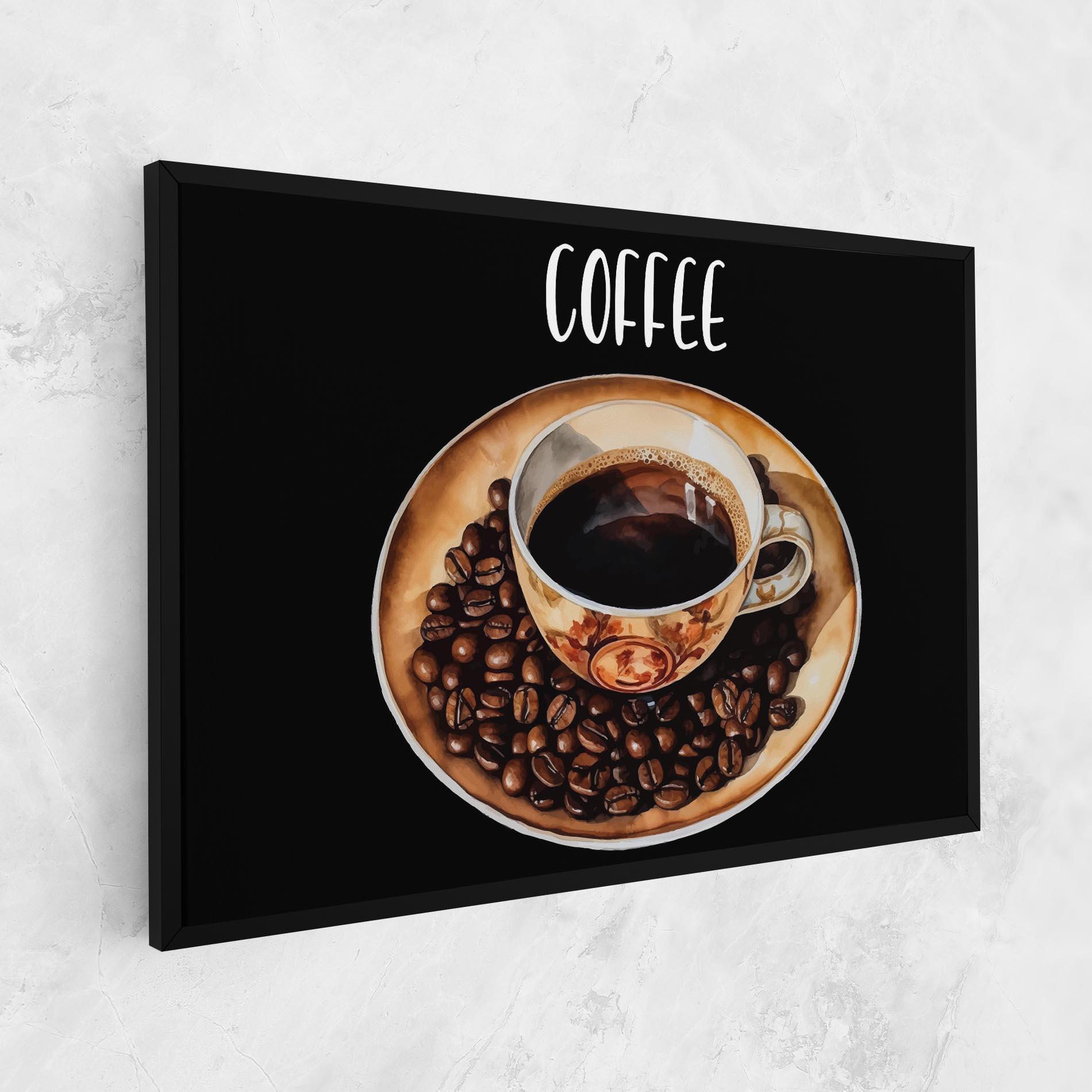 Leinwandbild Coffe Art mockup 1