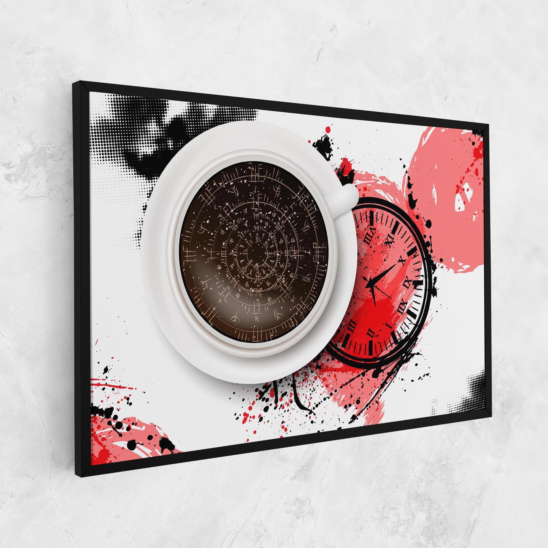 Leinwandbild Coffee Reading mockup 1