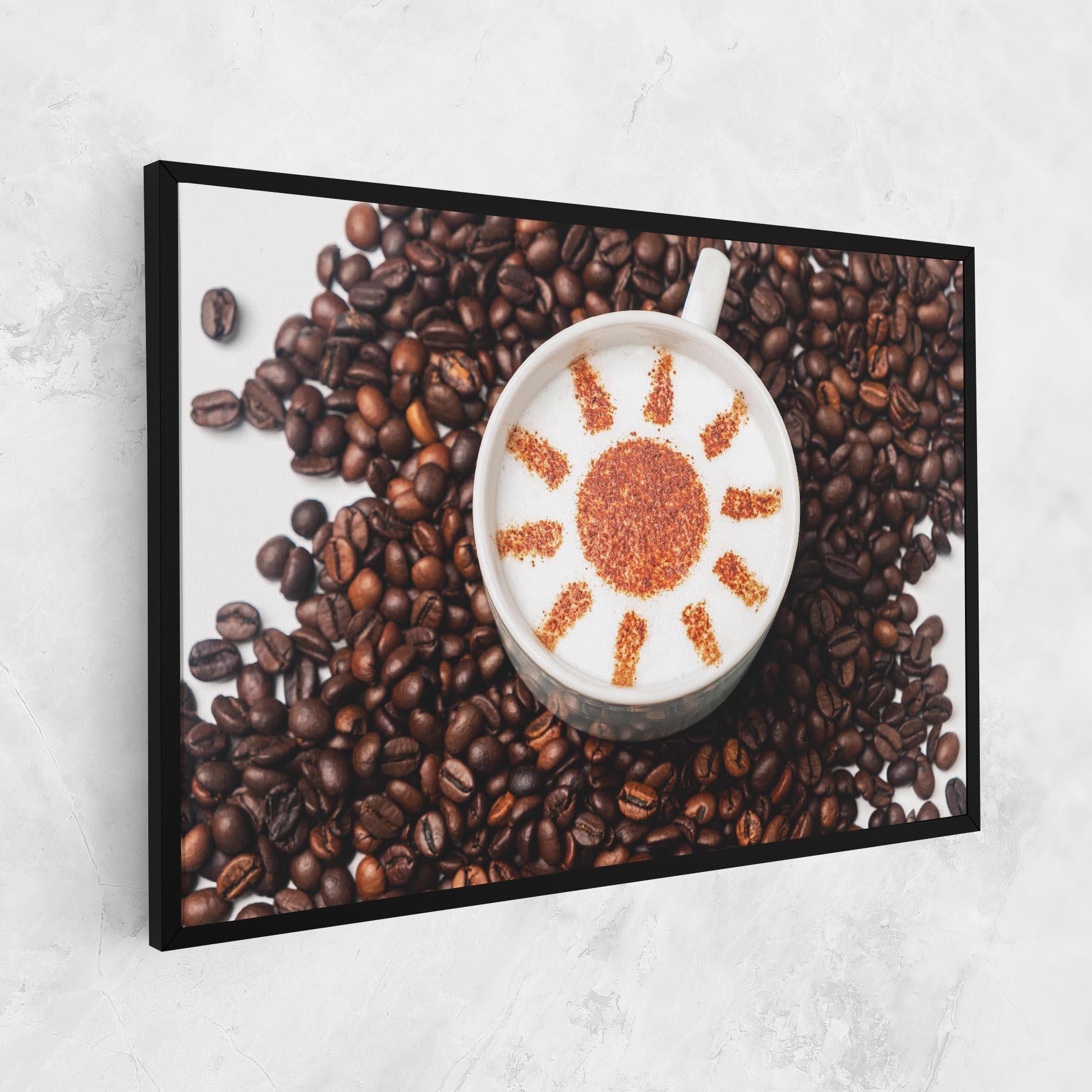 Leinwandbild Sun Pattern Coffee mockup 1