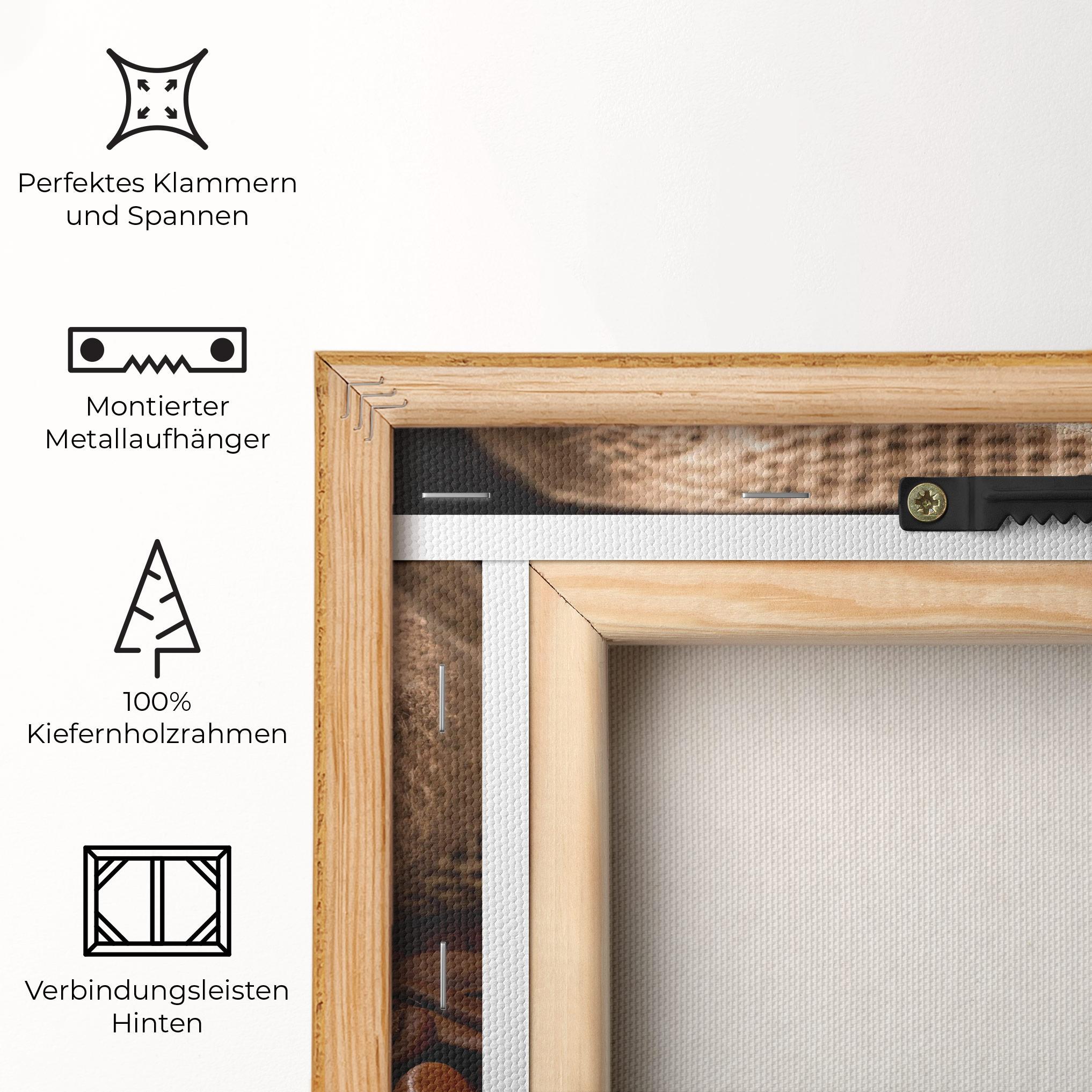 Leinwandbild Bag Of Coffee Beans mockup 5