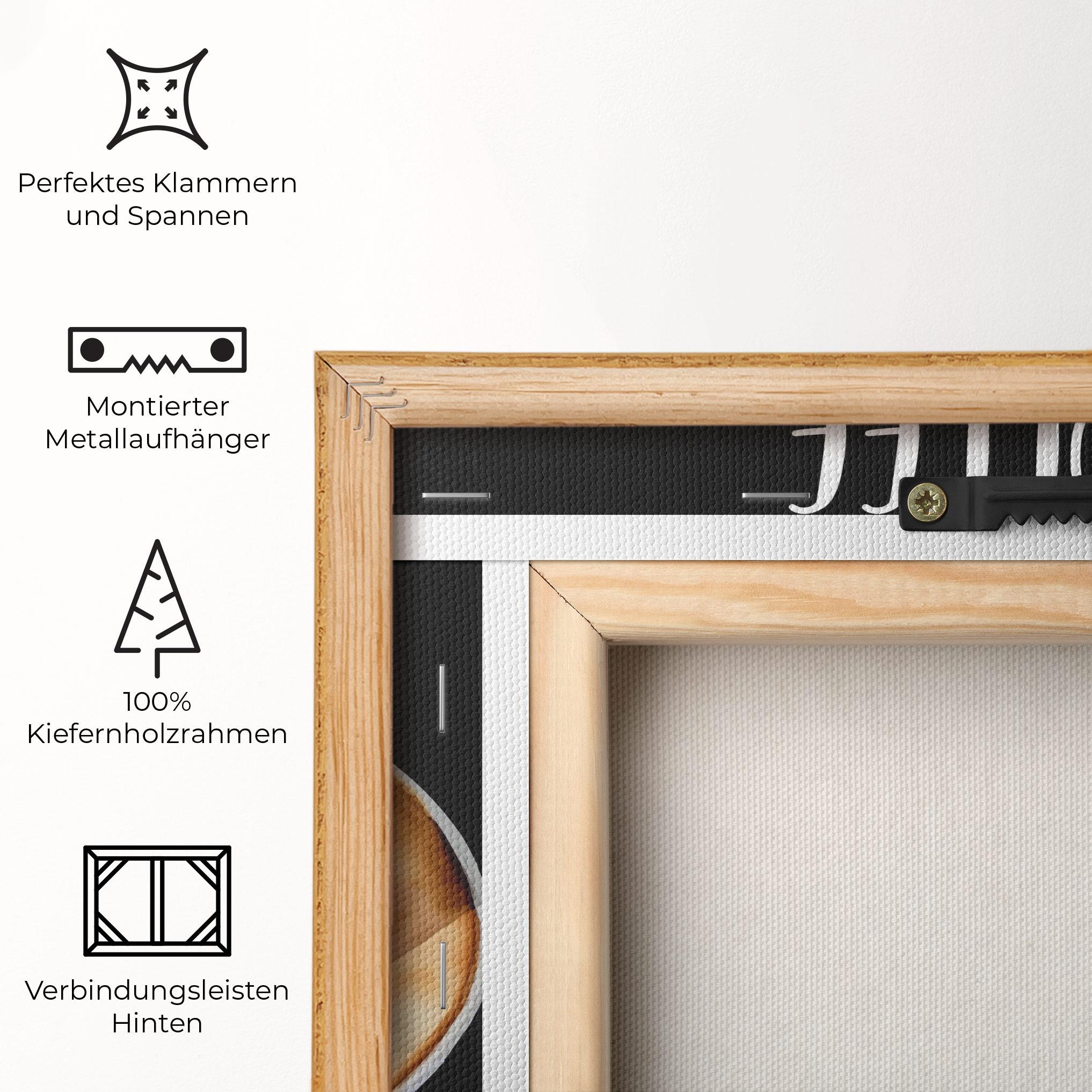 Leinwandbild Coffe Art mockup 5