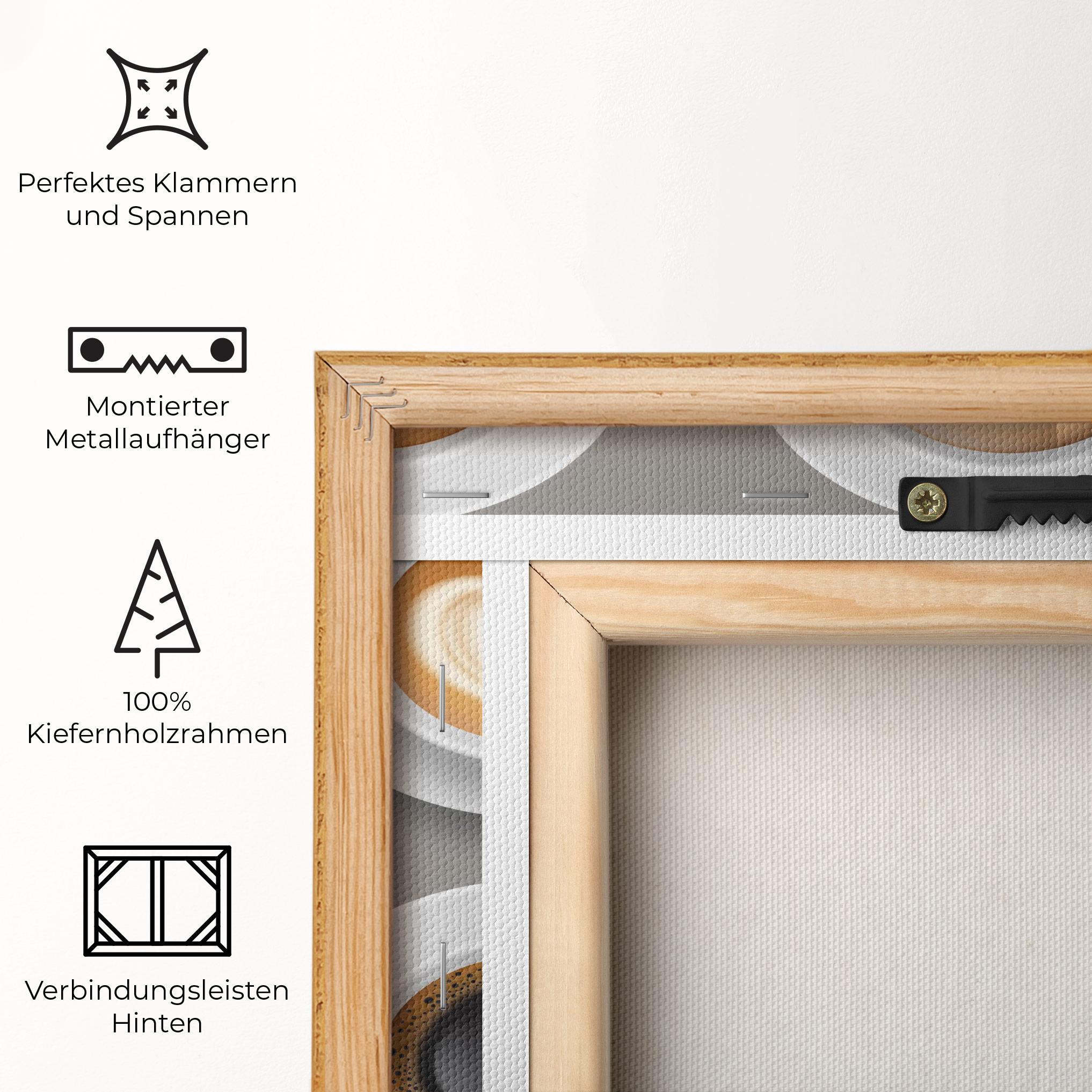 Leinwandbild Coffee Cups Mix mockup 5