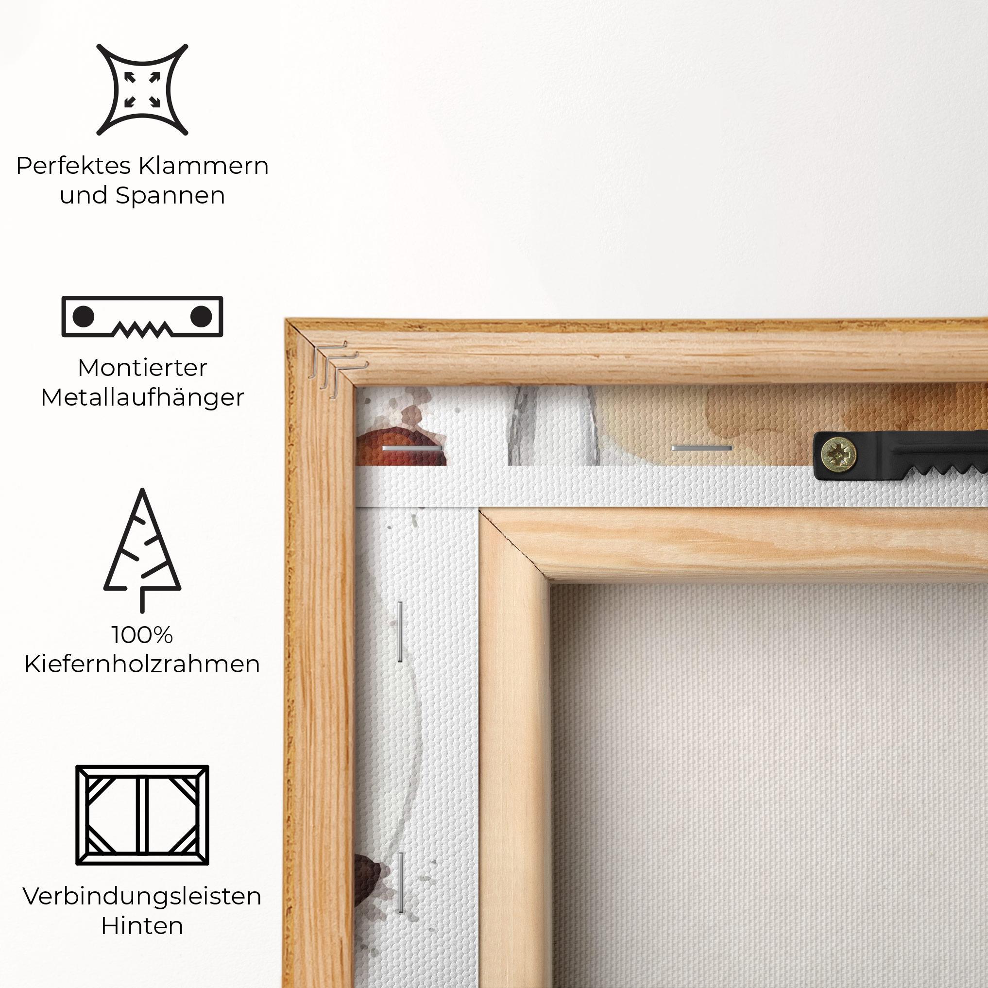 Leinwandbild Coffee Liquid mockup 5