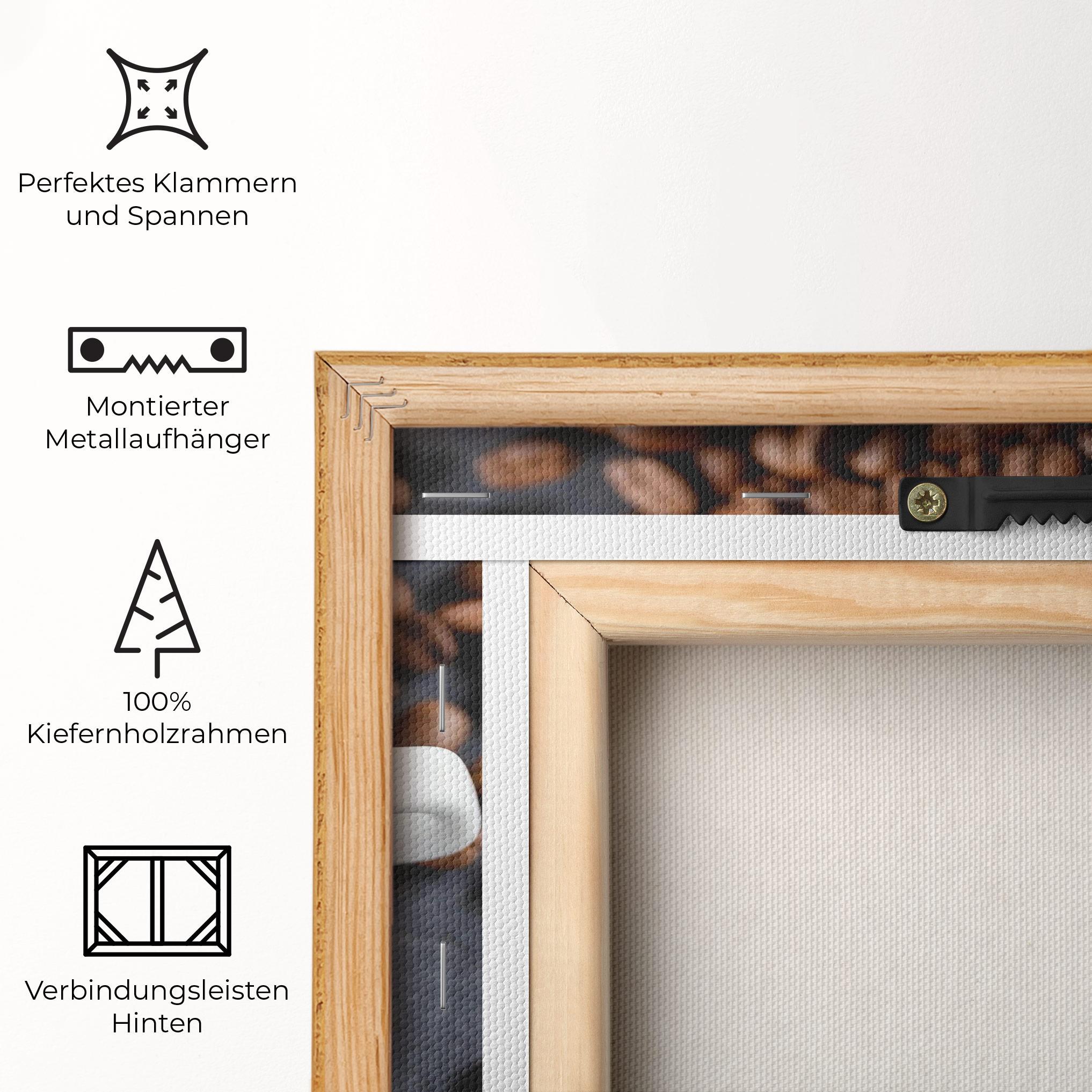 Leinwandbild Espresso Close Up mockup 5