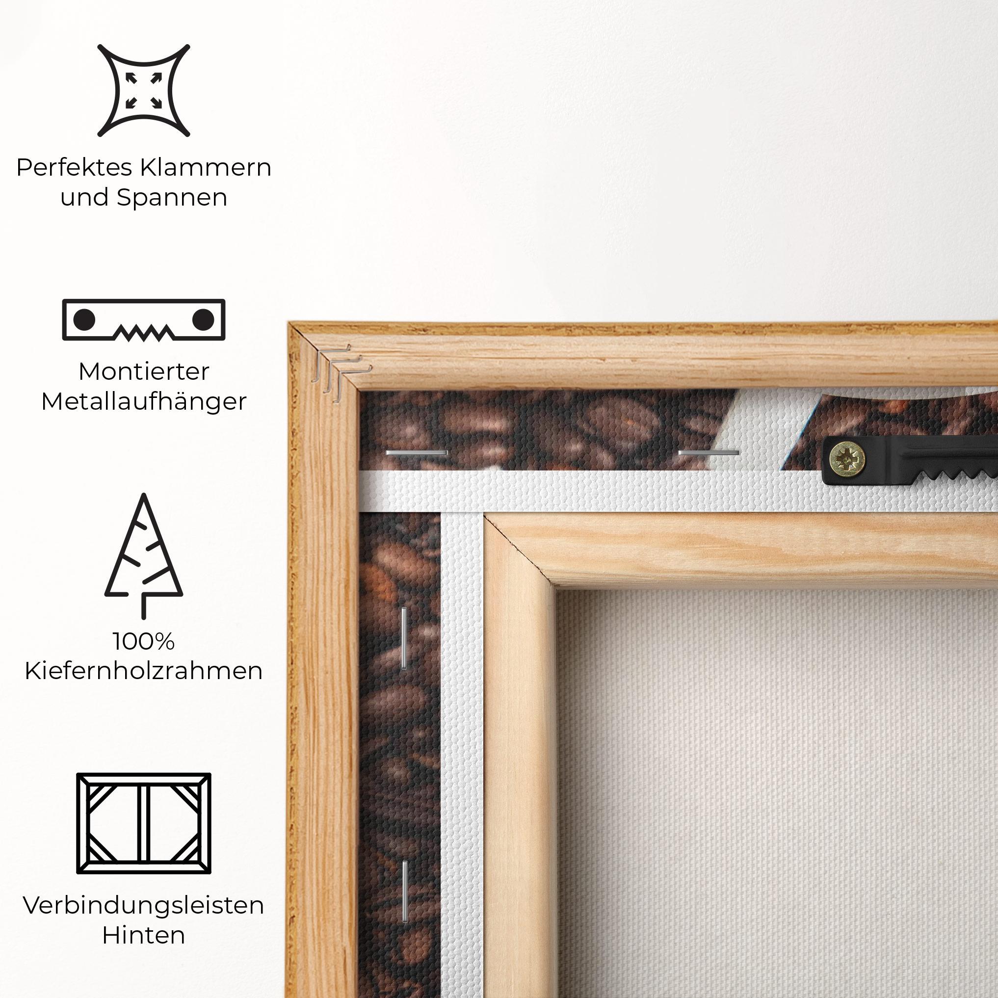 Leinwandbild Sun Pattern Coffee mockup 5