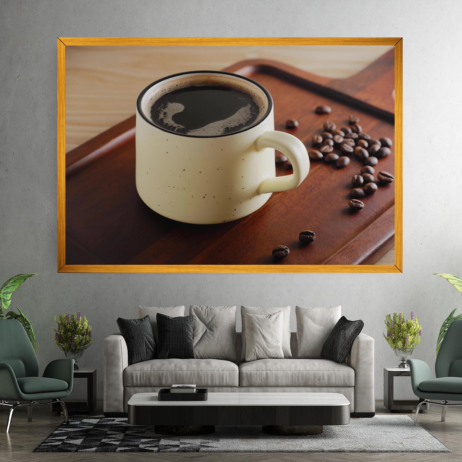 Leinwandbild Coffee Served mockup 7