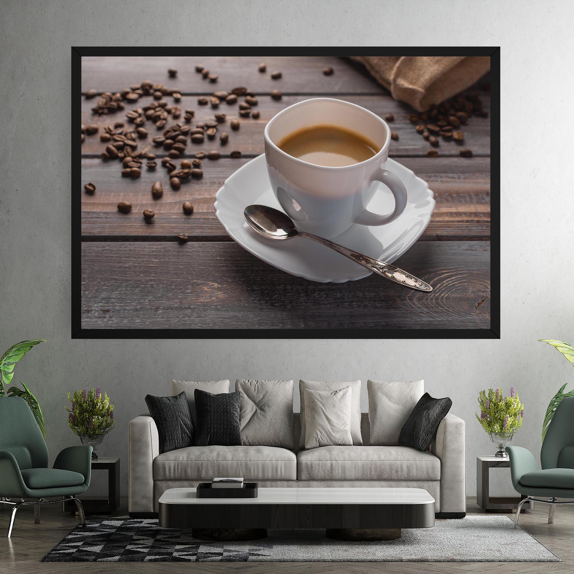 Leinwandbild Aroma Coffee mockup 7