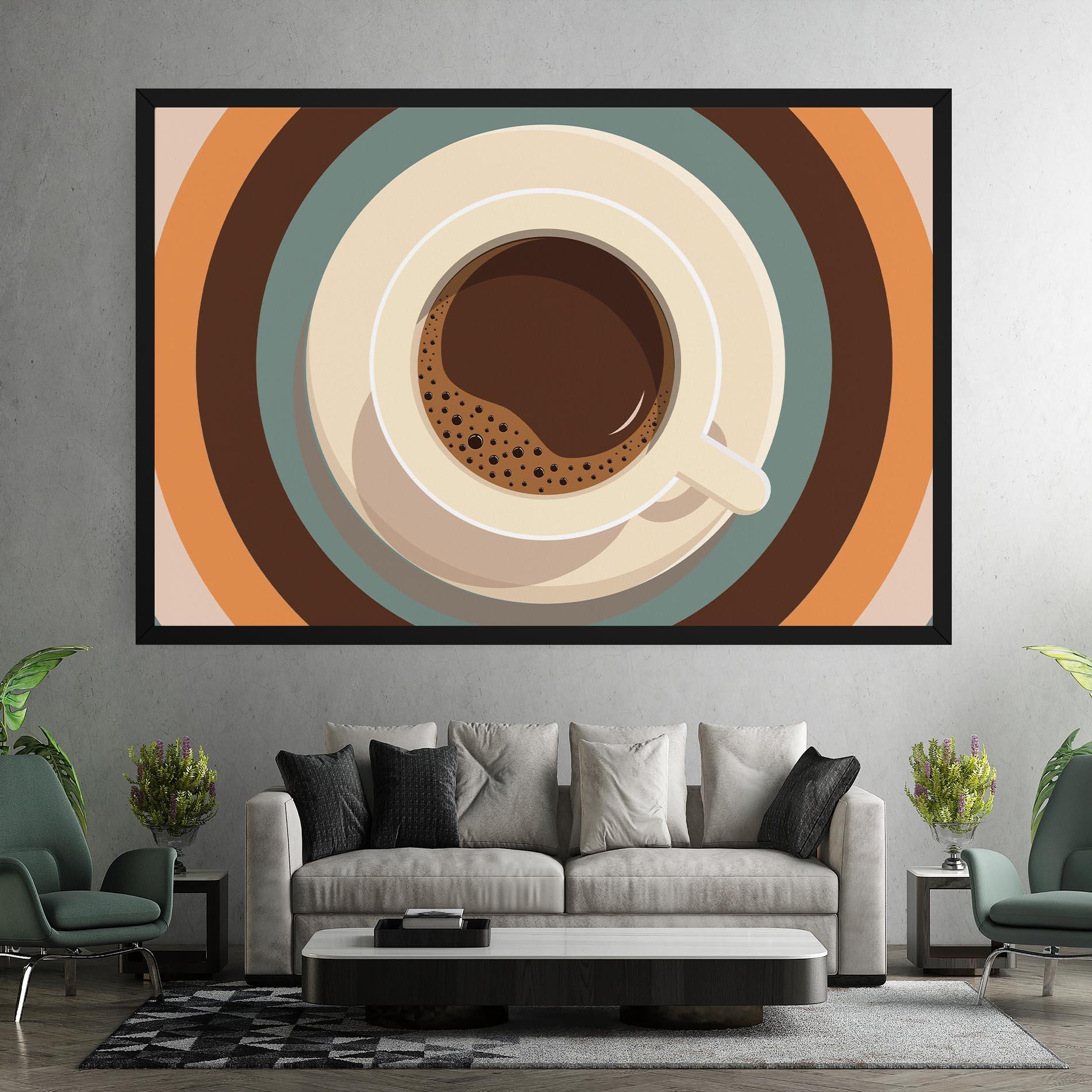 Leinwandbild Coffee Cup mockup 7