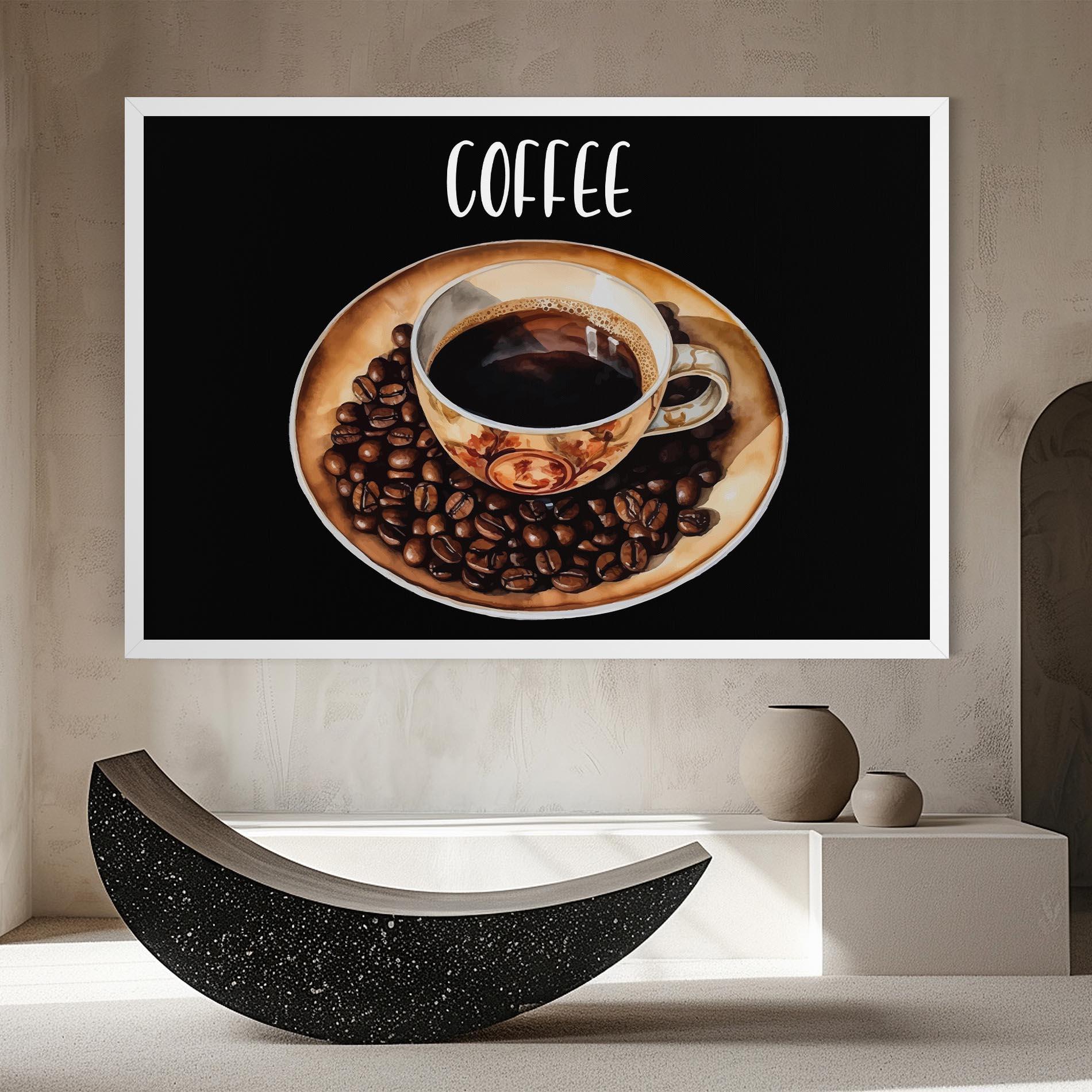 Leinwandbild Coffe Art mockup 8