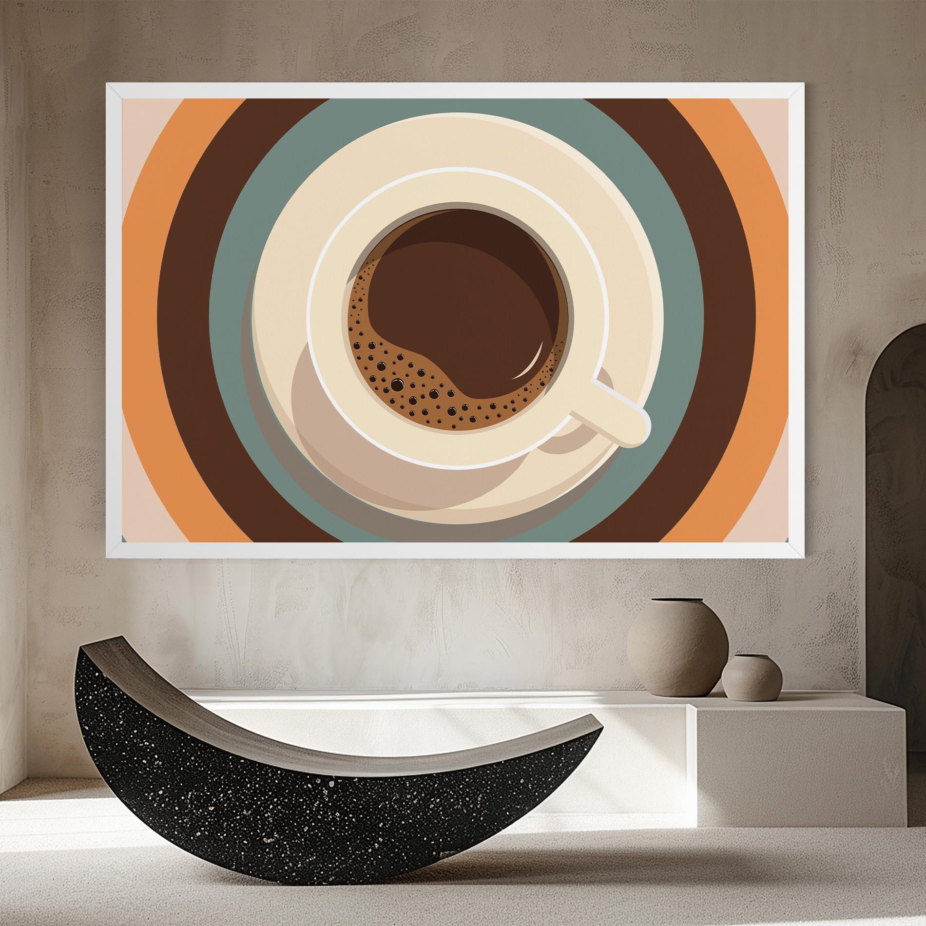 Leinwandbild Coffee Cup mockup 8