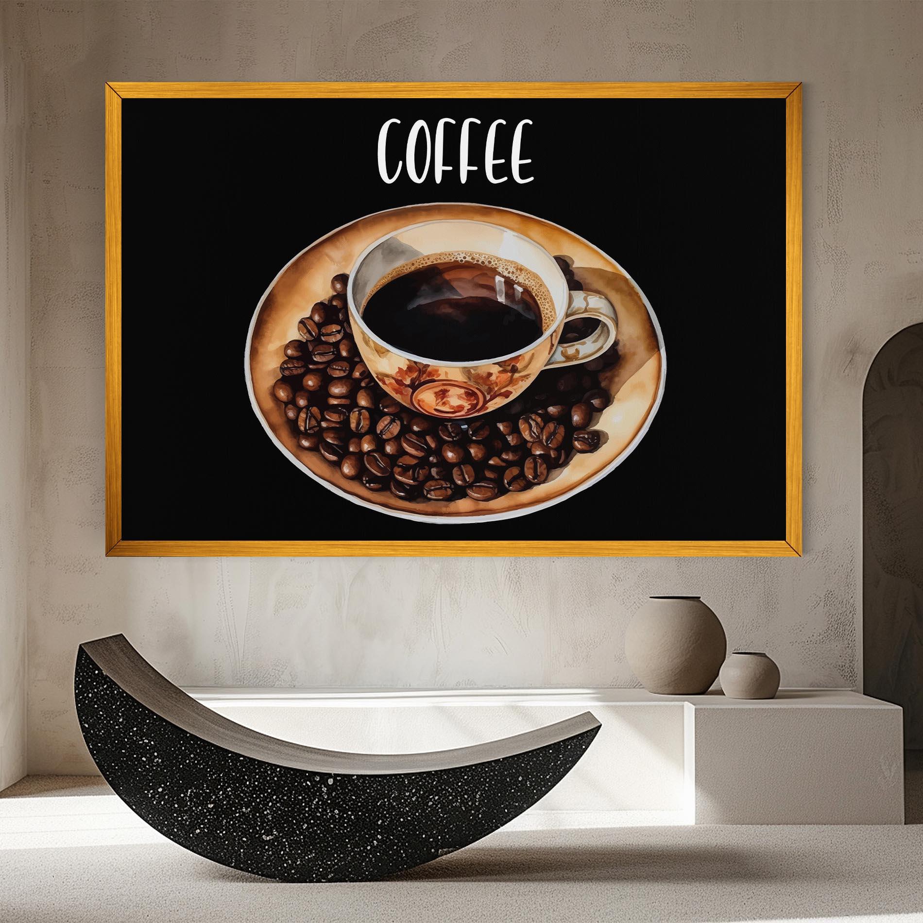Leinwandbild Coffe Art mockup 8