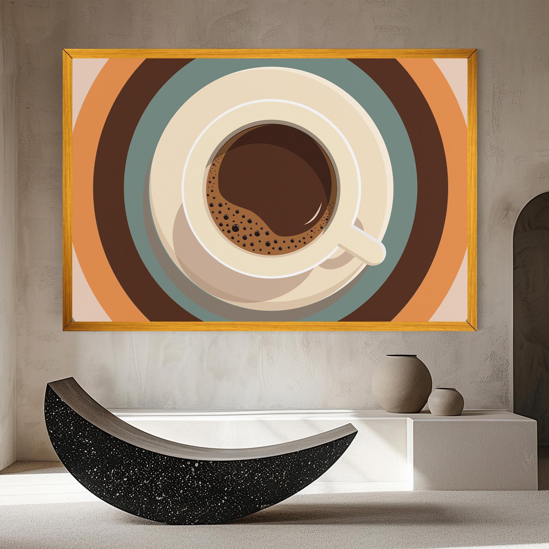 Leinwandbild Coffee Cup mockup 8