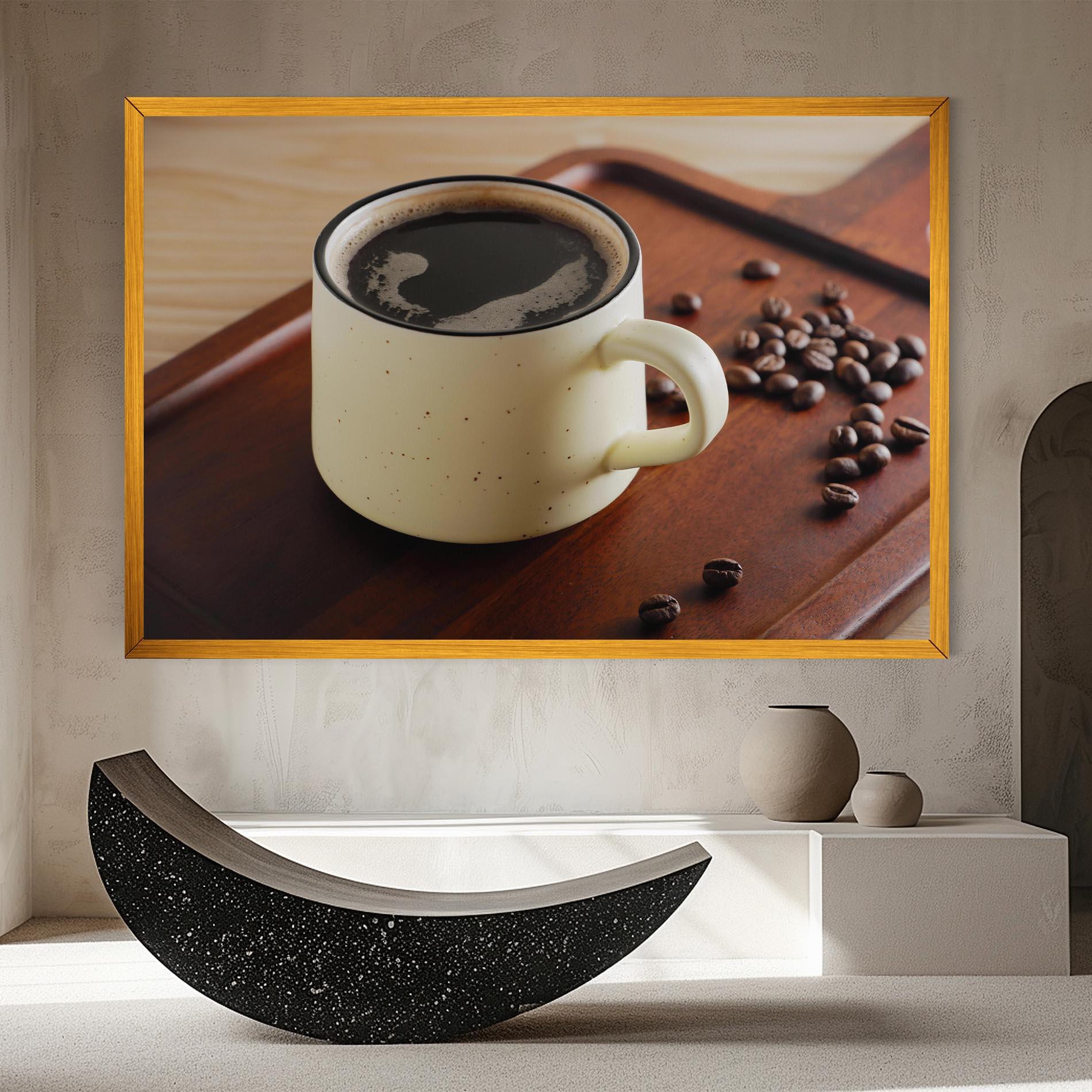 Leinwandbild Coffee Served mockup 8