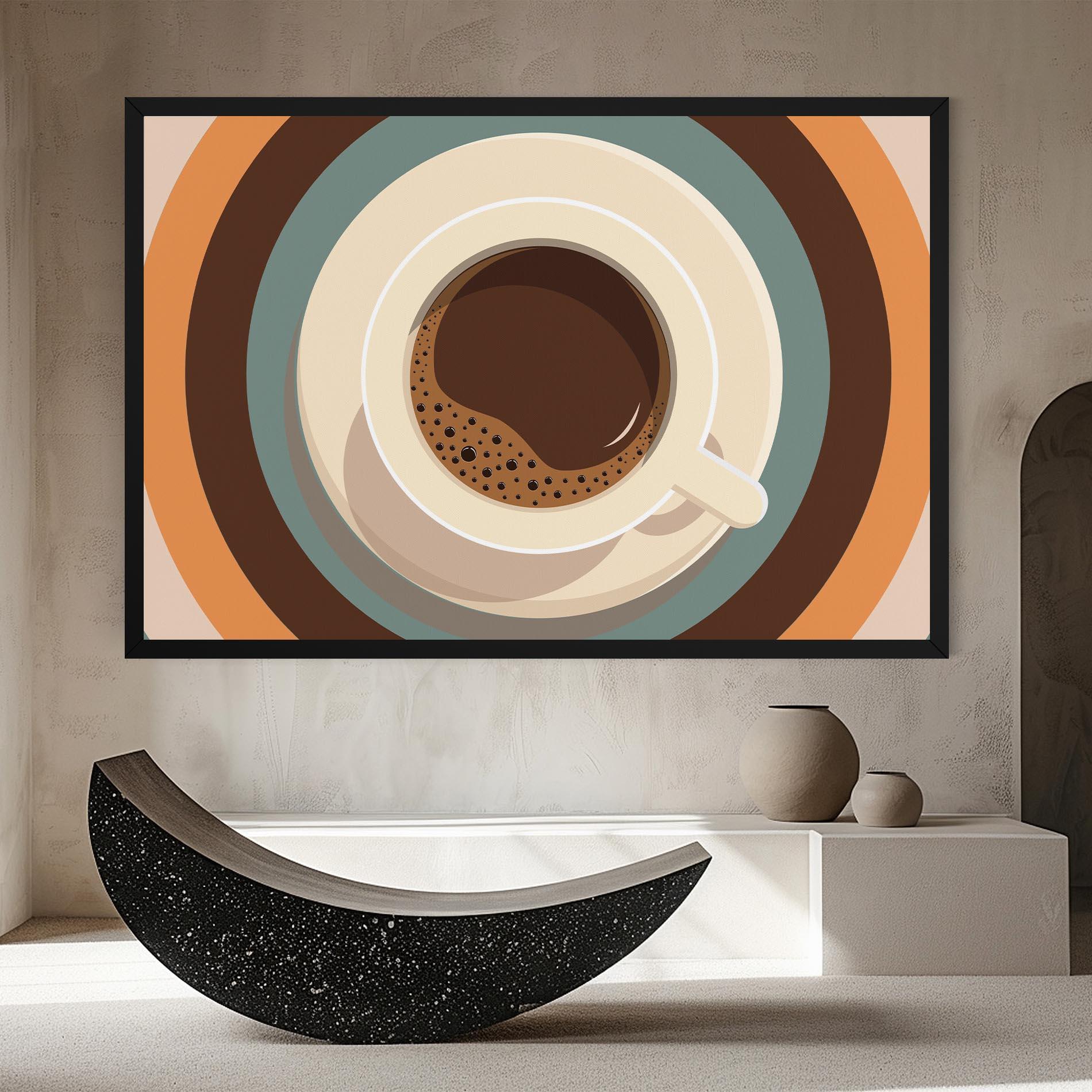 Leinwandbild Coffee Cup mockup 8