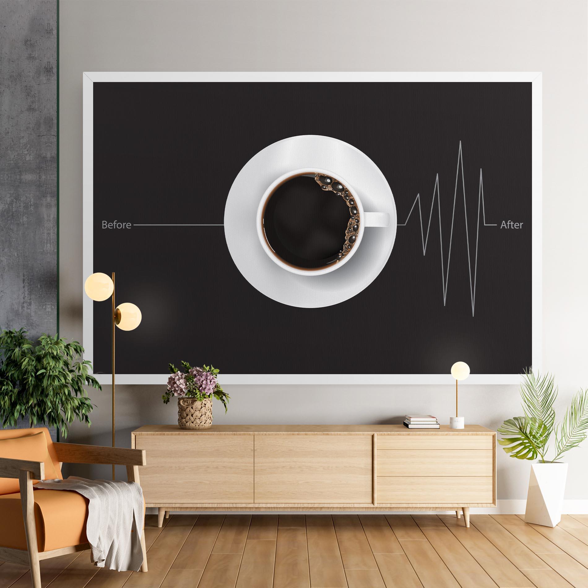 Leinwandbild After Coffee mockup 9