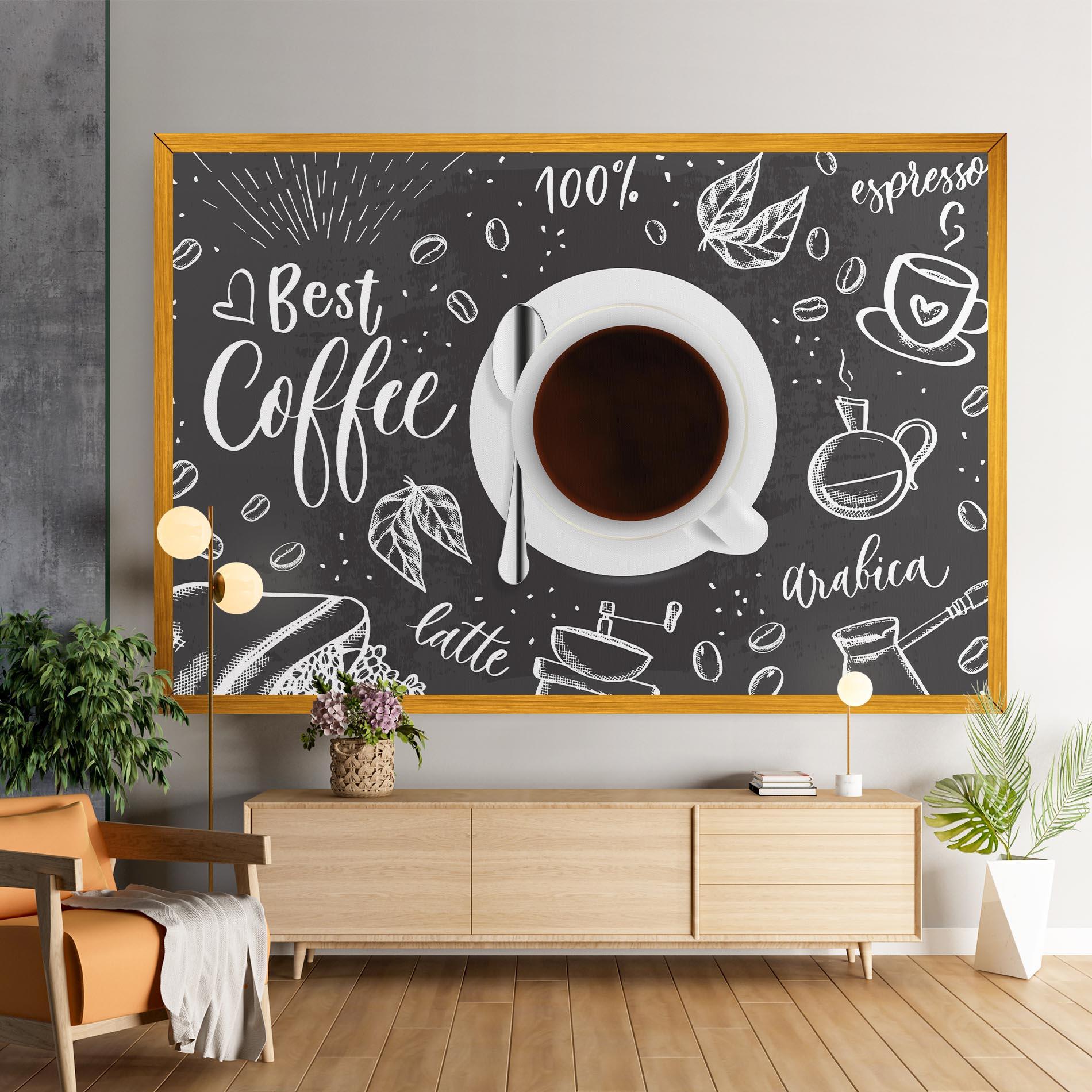 Leinwandbild Best Coffee mockup 9