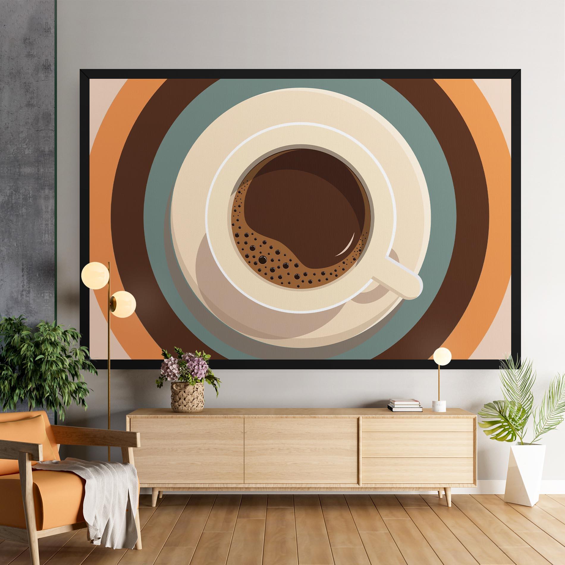 Leinwandbild Coffee Cup mockup 9