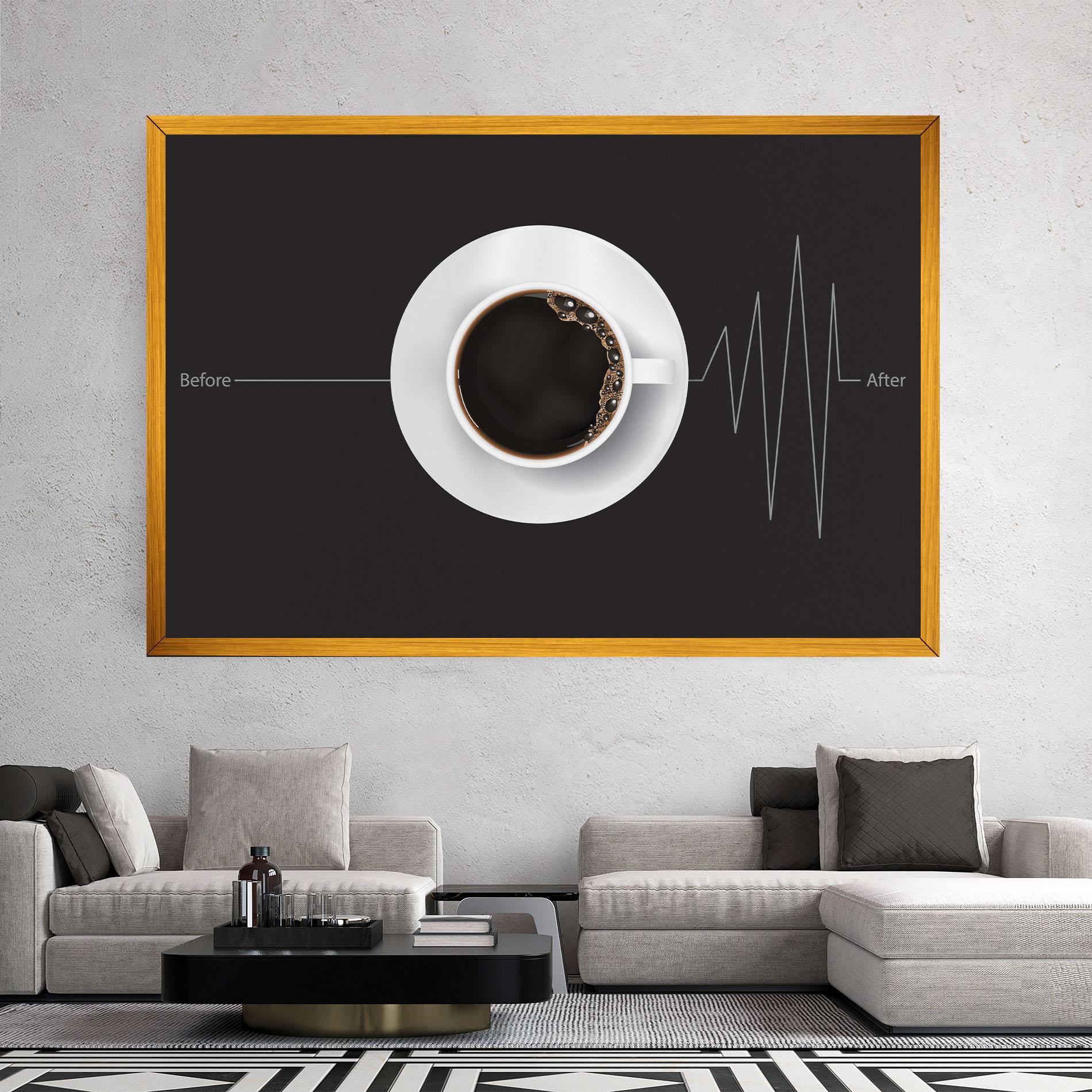 Leinwandbild After Coffee mockup 2