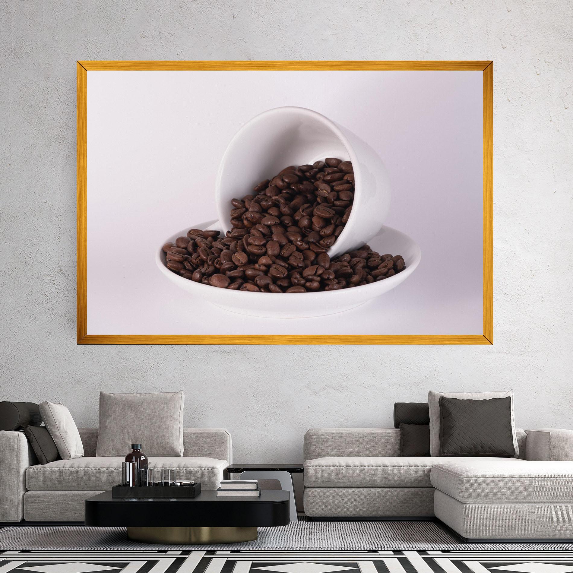 Leinwandbild Bowl Of Coffee mockup 2
