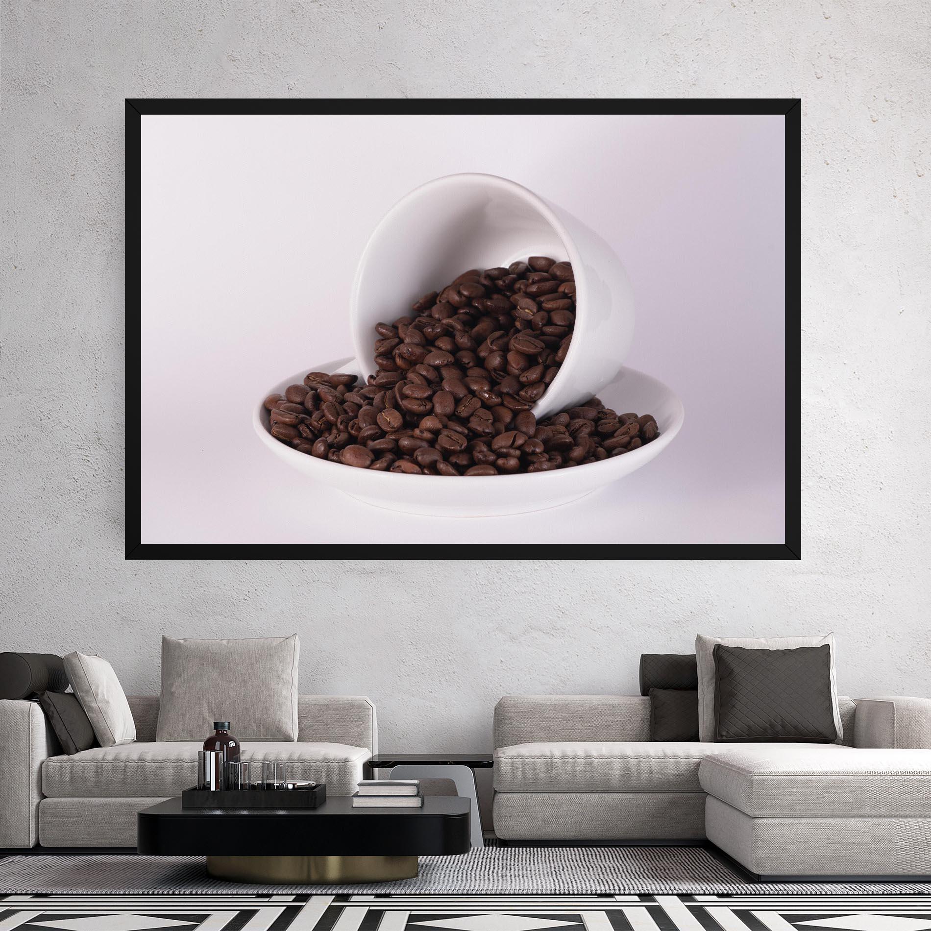 Leinwandbild Bowl Of Coffee mockup 2