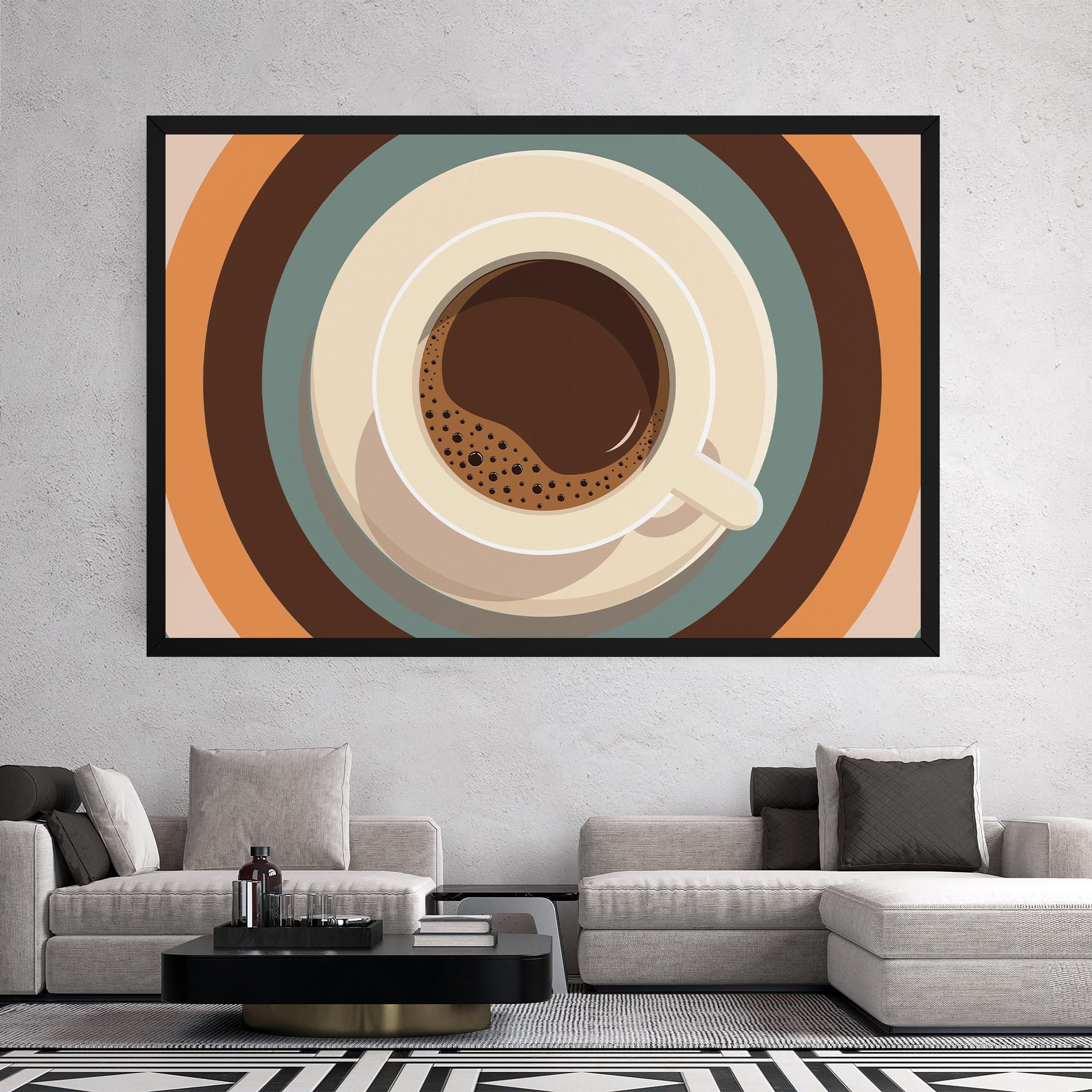 Leinwandbild Coffee Cup mockup 2