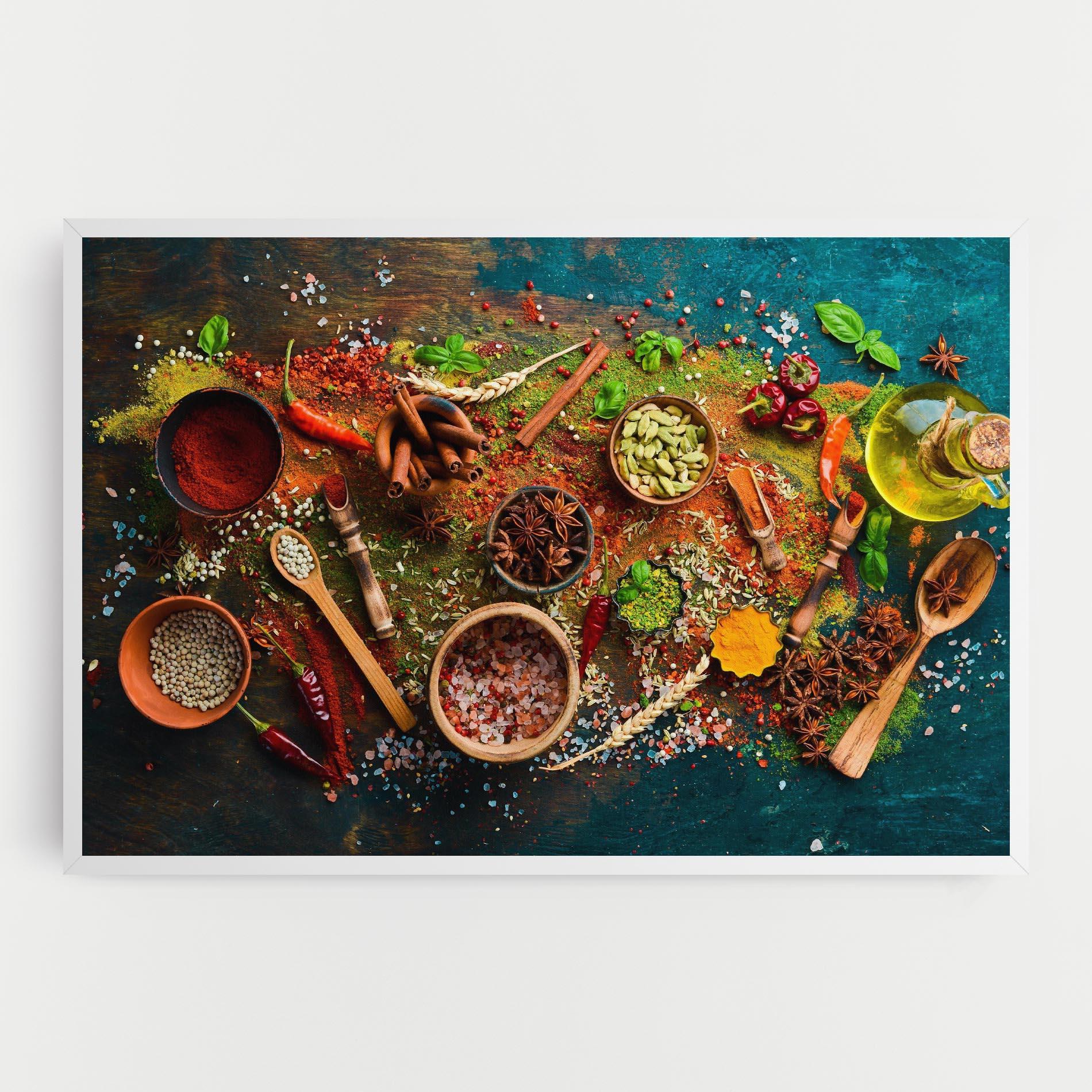 Leinwandbild Seasonings Mix mockup 0