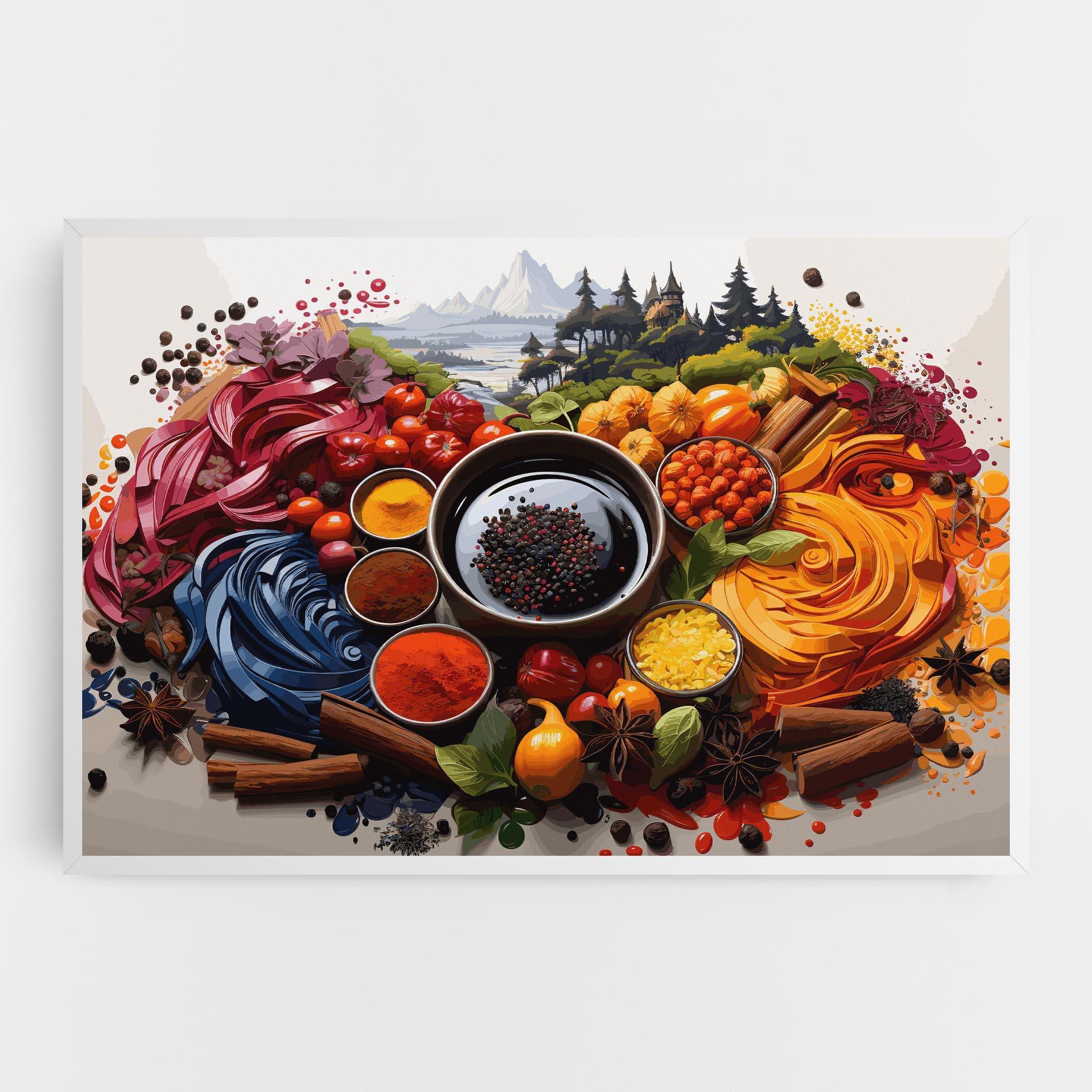 Leinwandbild Spices Village mockup 0