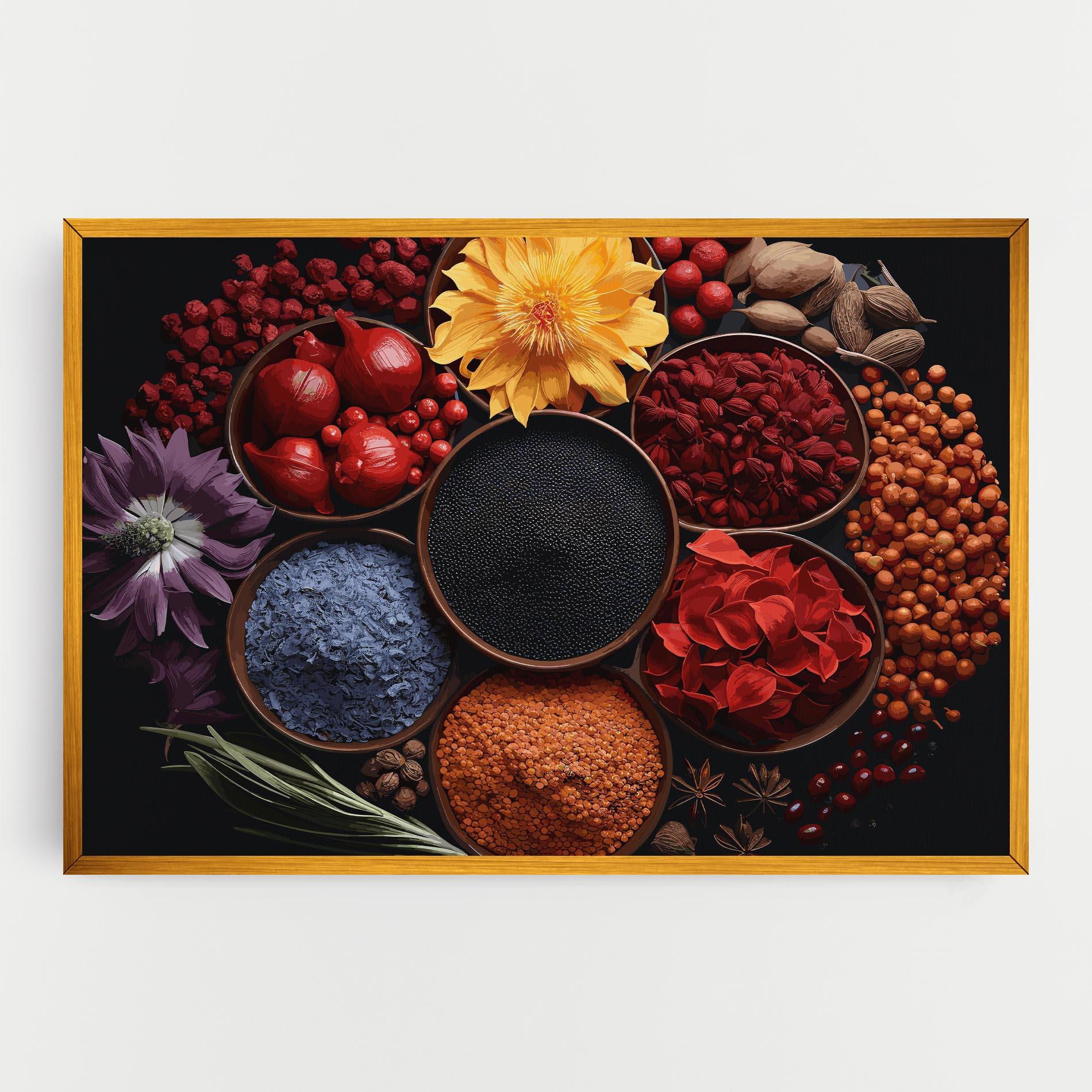 Leinwandbild Autumn Color Spices mockup 0