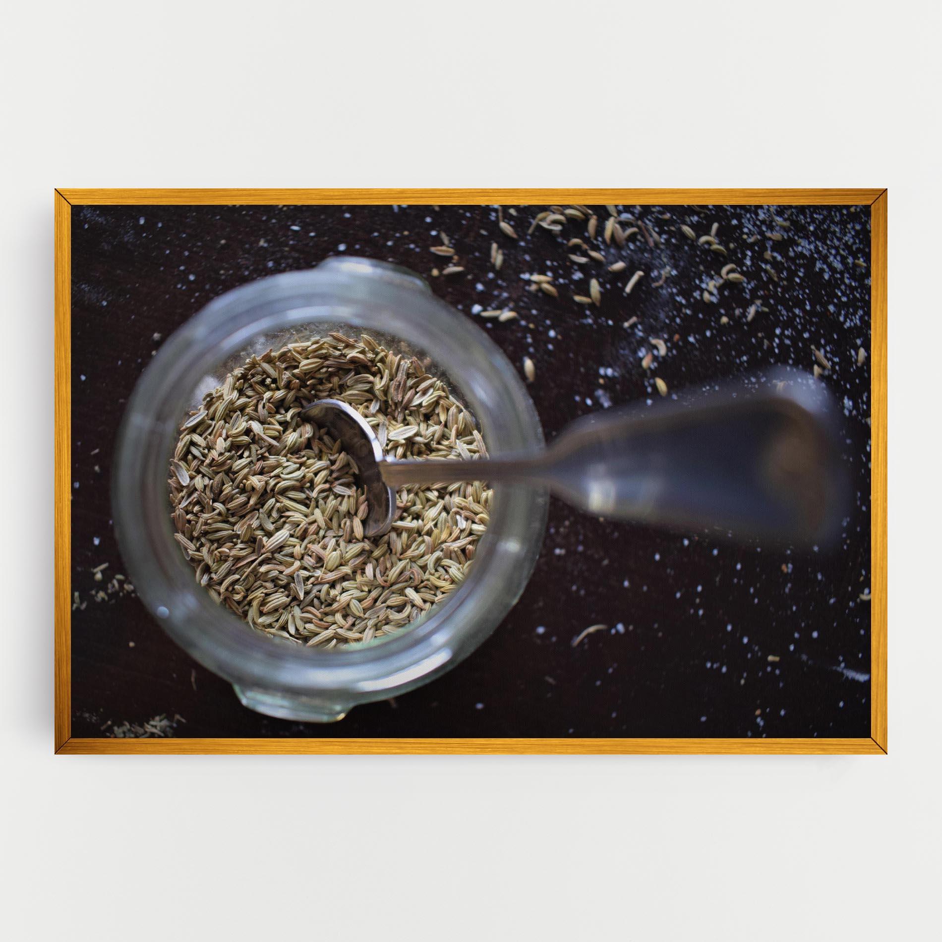 Leinwandbild Jar With Spices mockup 0