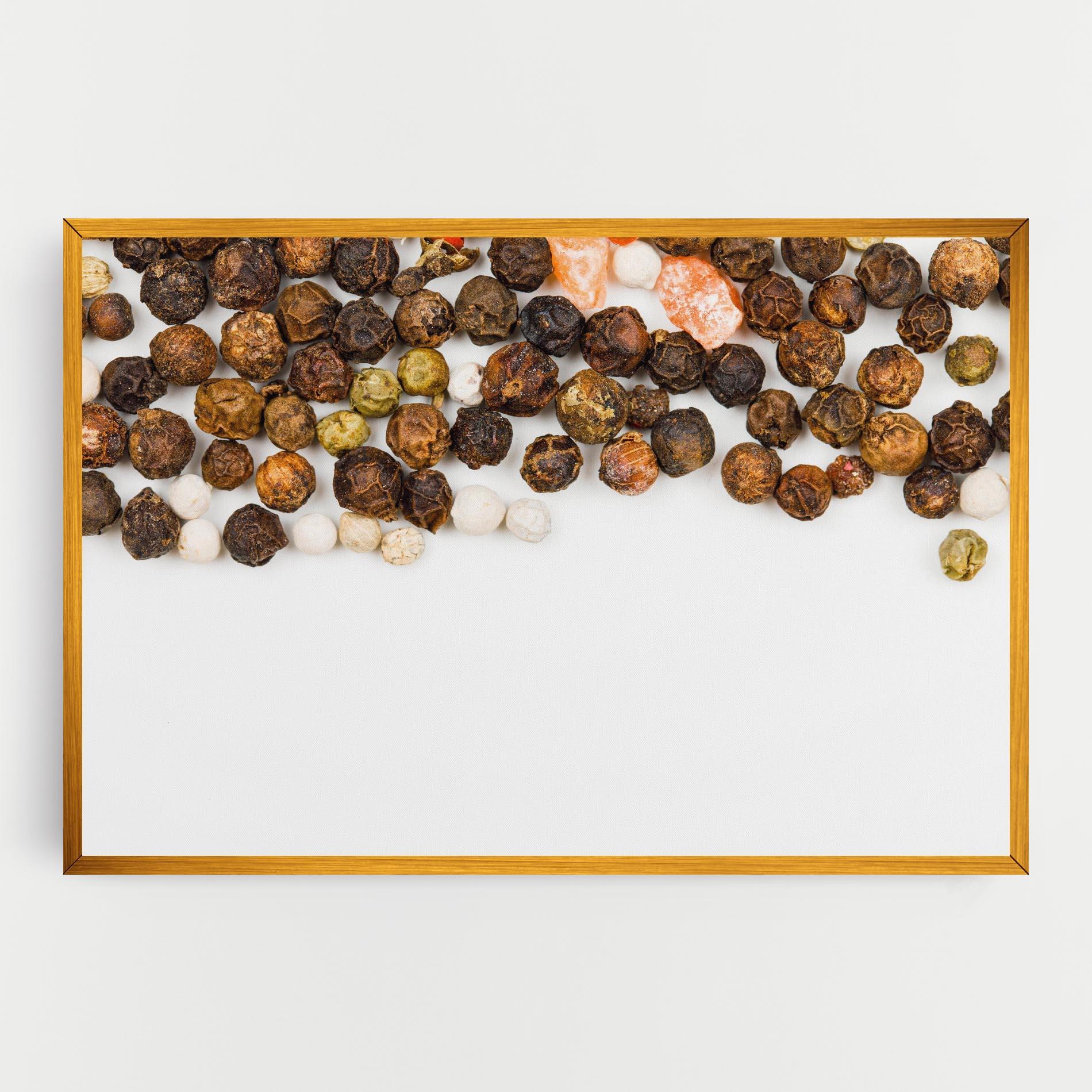 Leinwandbild Multicolored Pepper mockup 0