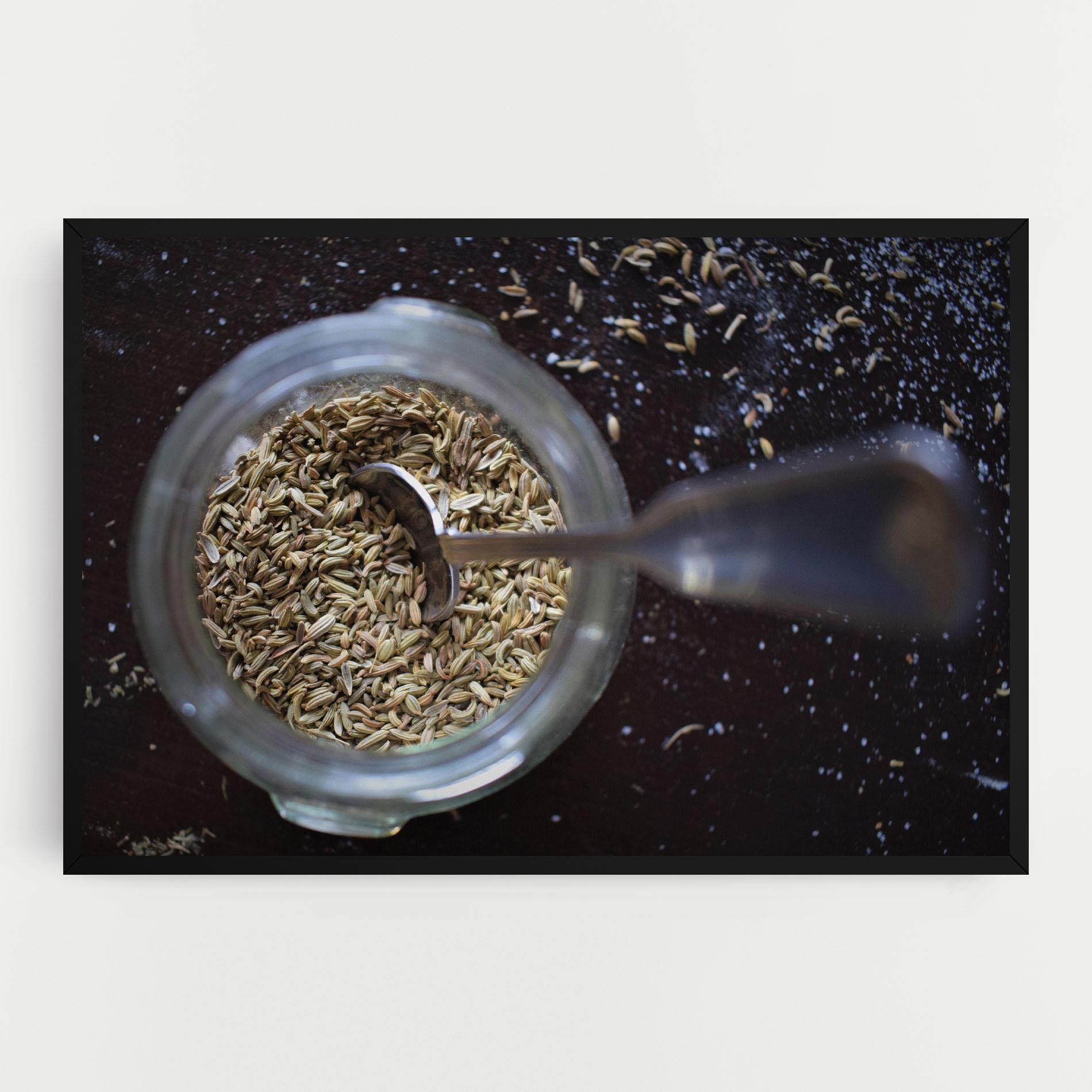 Leinwandbild Jar With Spices mockup 0