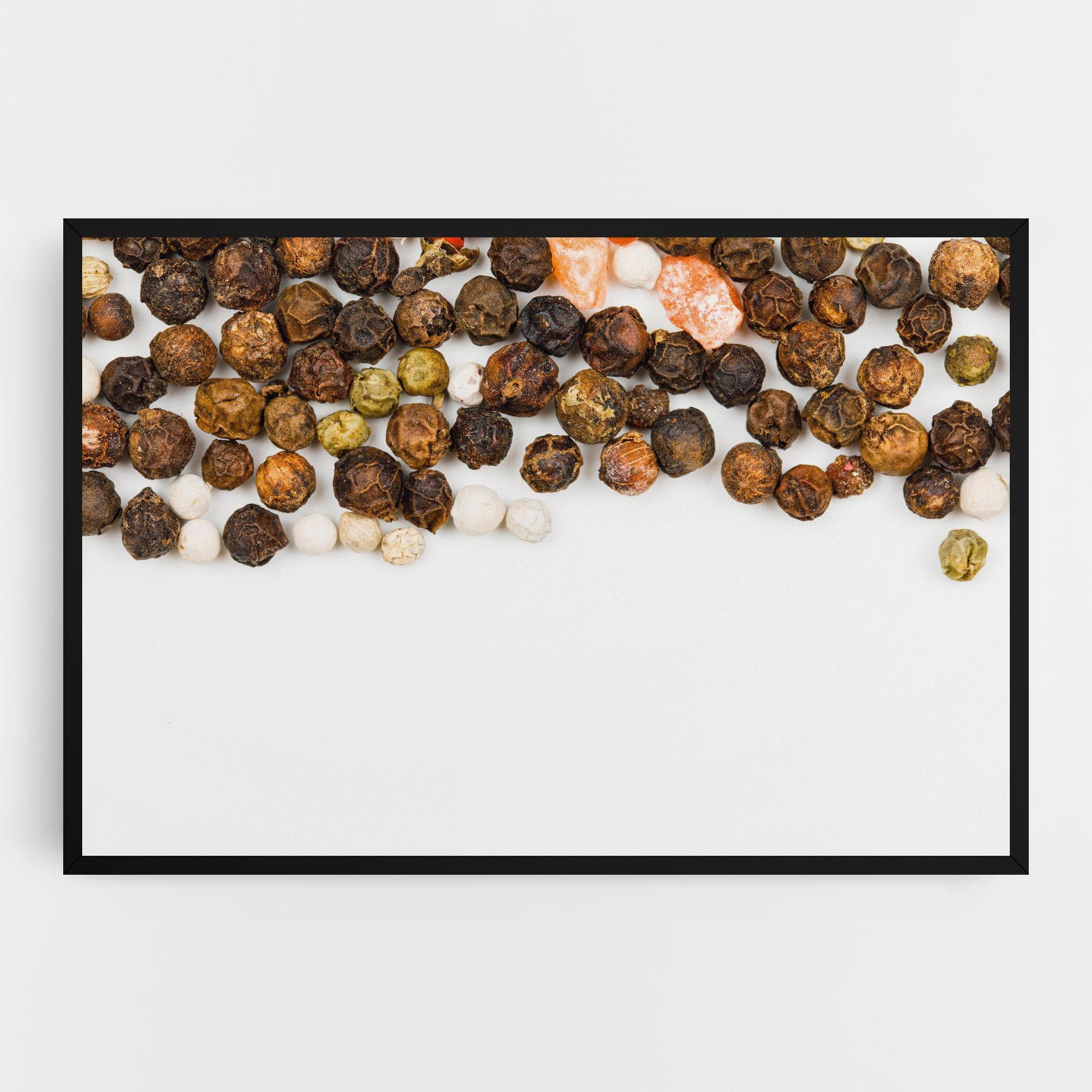 Leinwandbild Multicolored Pepper mockup 0