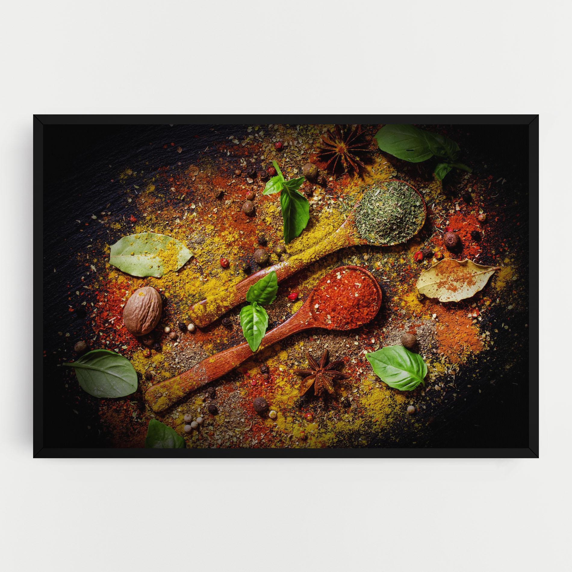 Leinwandbild Oriental Spices mockup 0