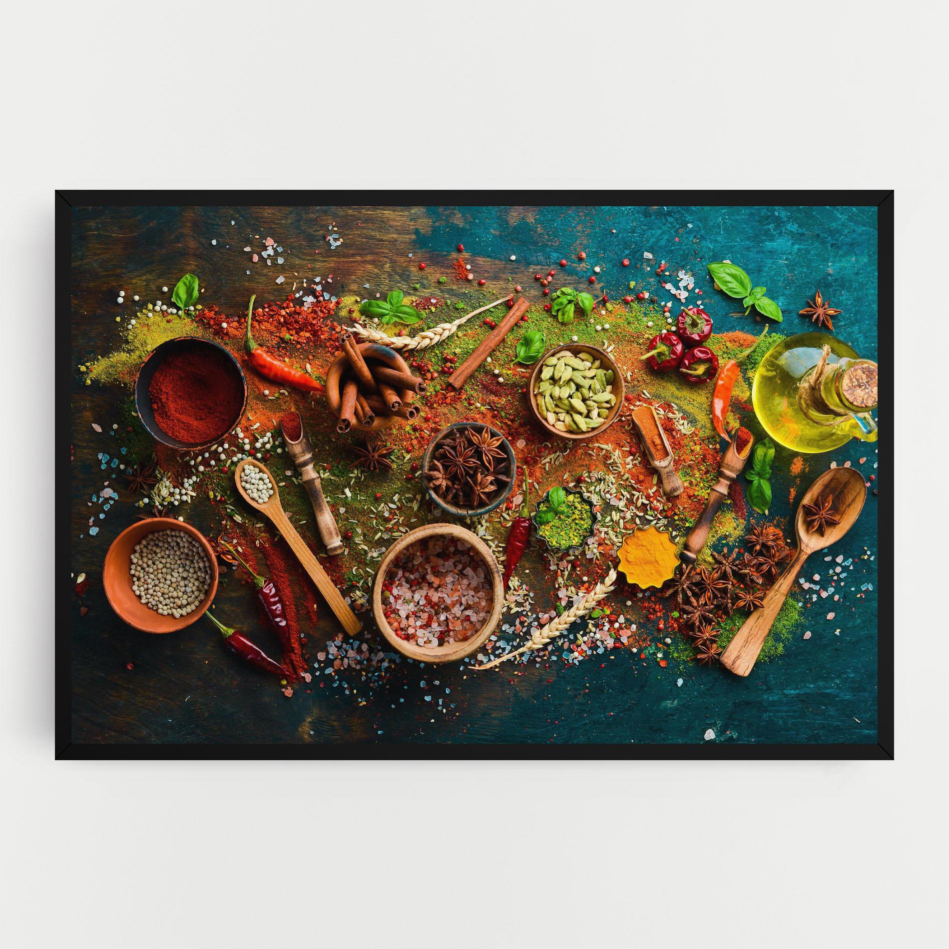 Leinwandbild Seasonings Mix mockup 0
