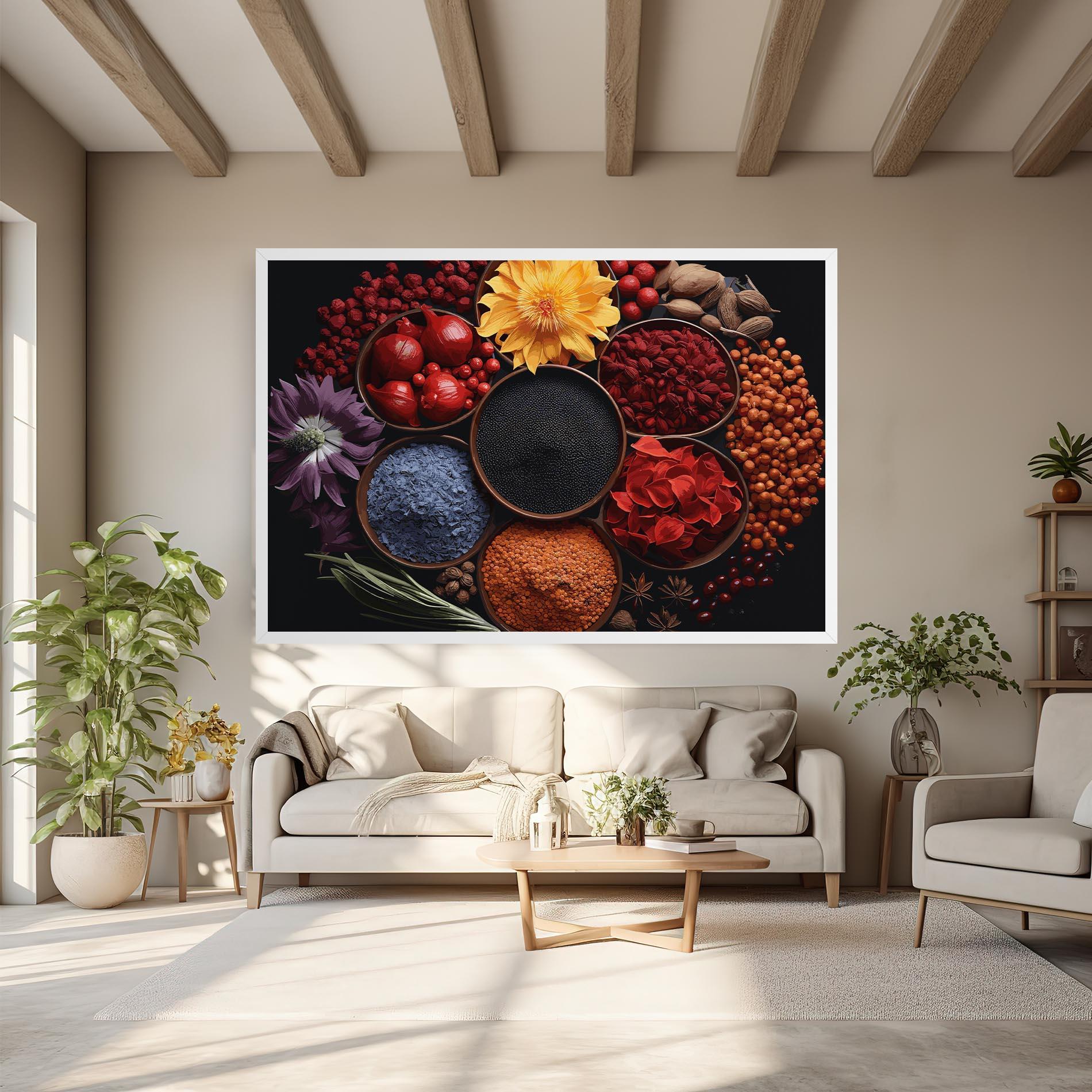 Leinwandbild Autumn Color Spices mockup 6