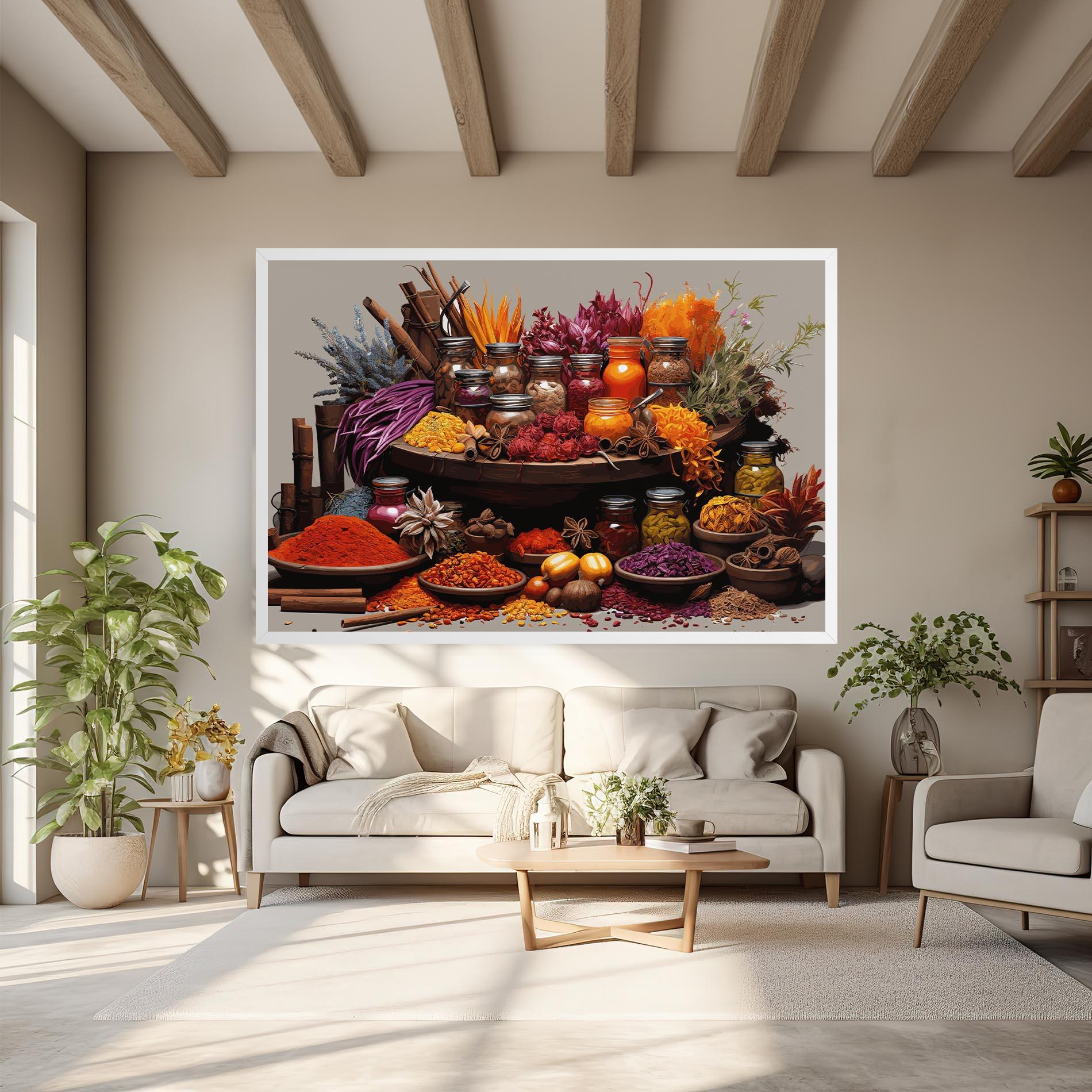 Leinwandbild Autumn Seasoning mockup 6