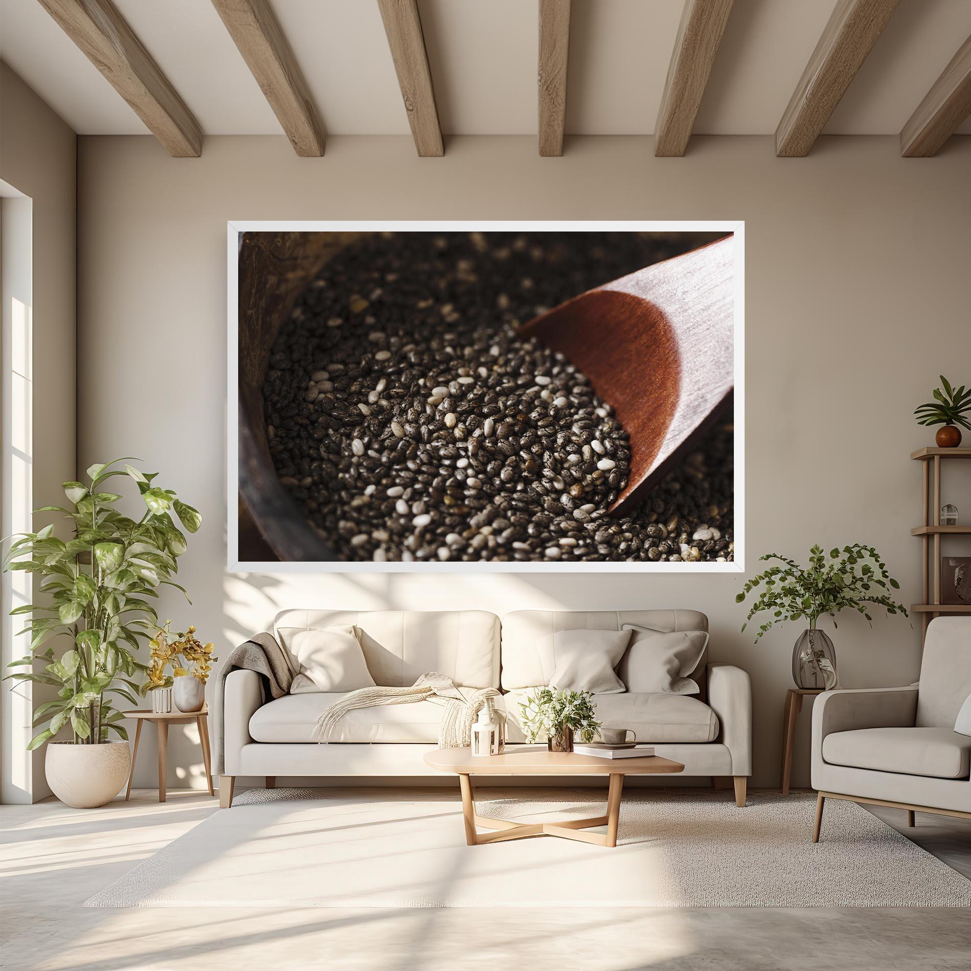 Leinwandbild Organic Seeds mockup 6